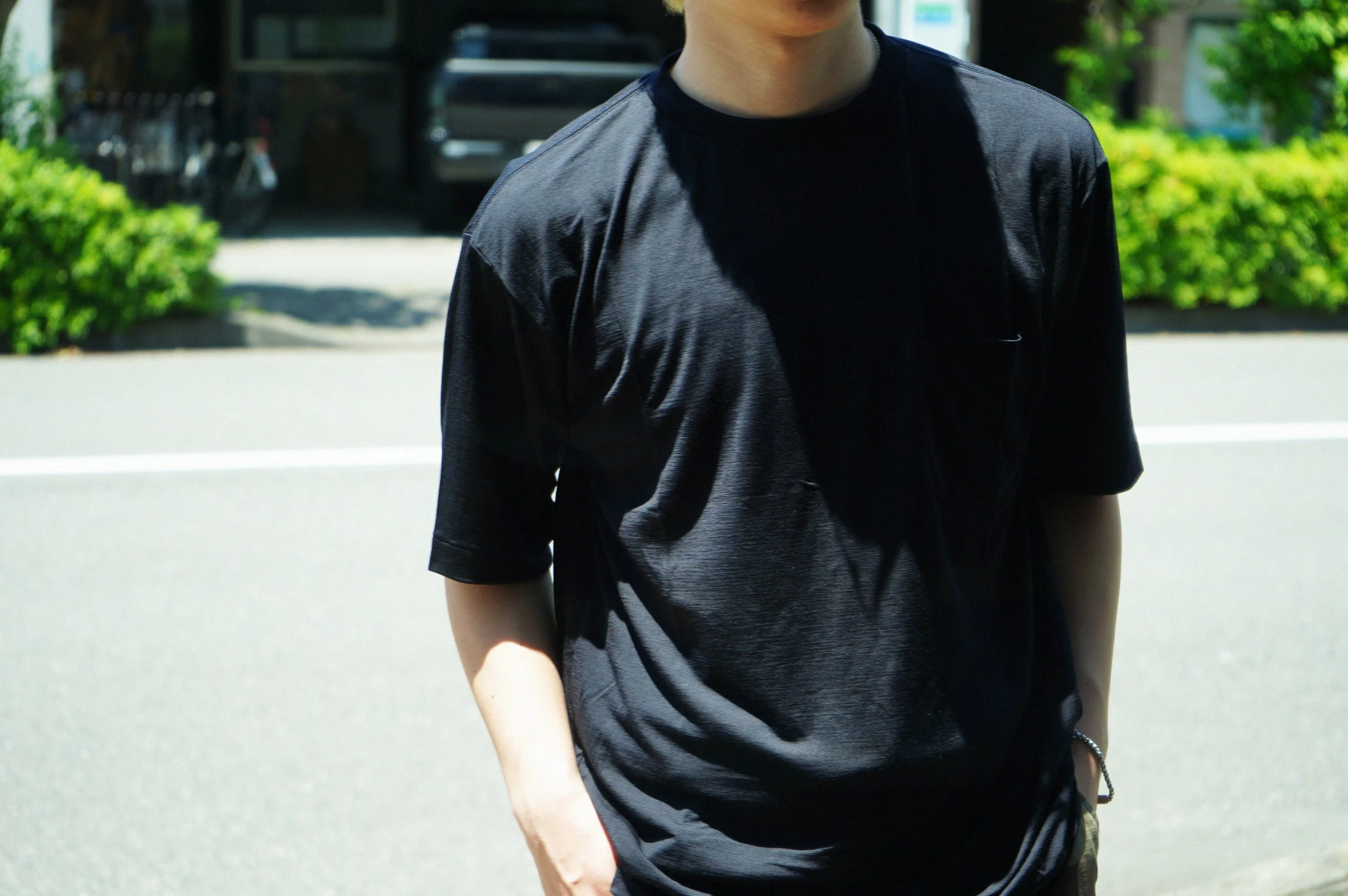 COMOLI ウール天竺 Tシャツ