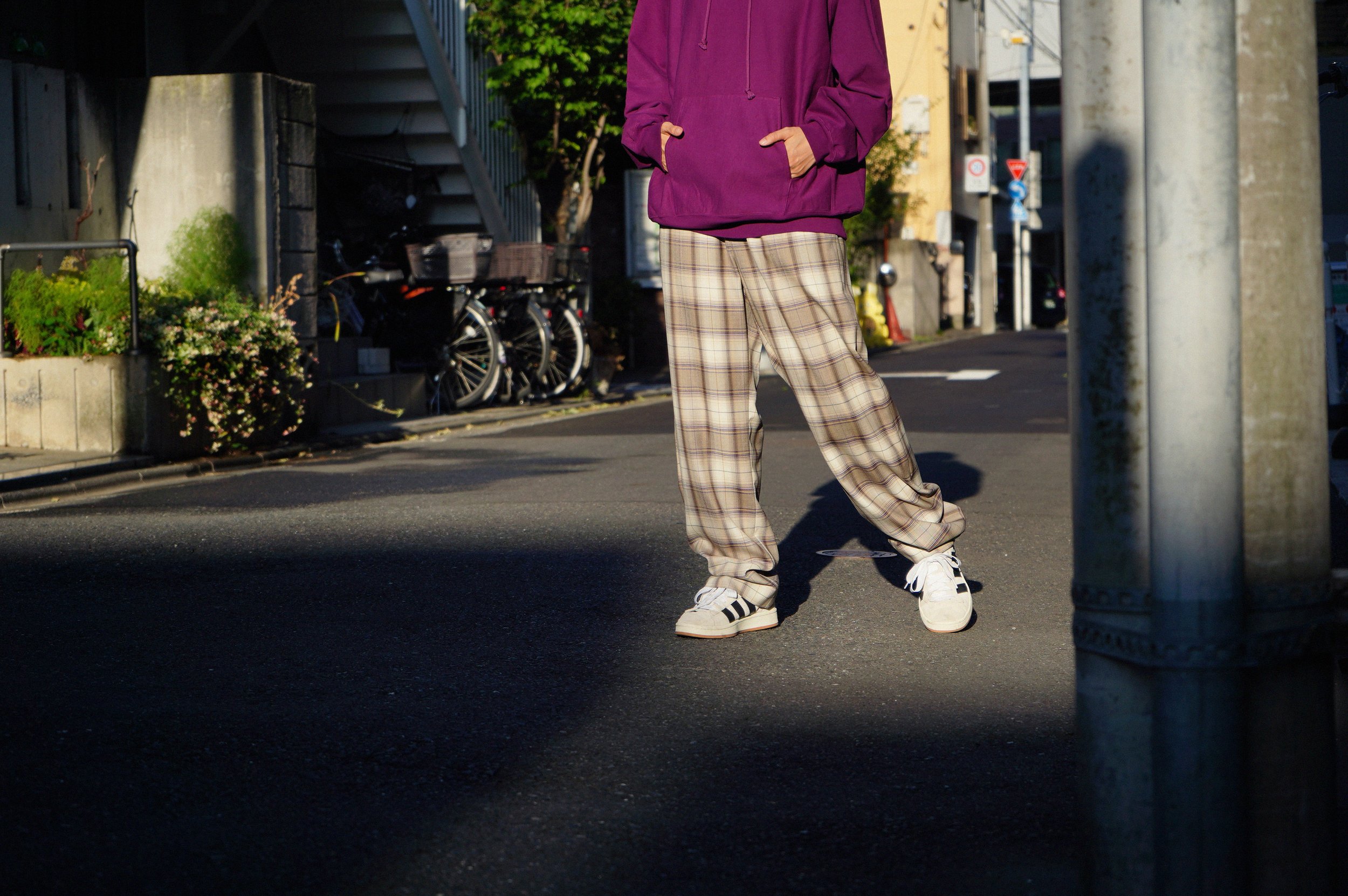 AURALEE SUPER LIGHT WOOL CHECK EASY SLACKS — TF Blog AURALEE SUPER LIGHT WOOL CHECK EASY SLACKS — TF Blog