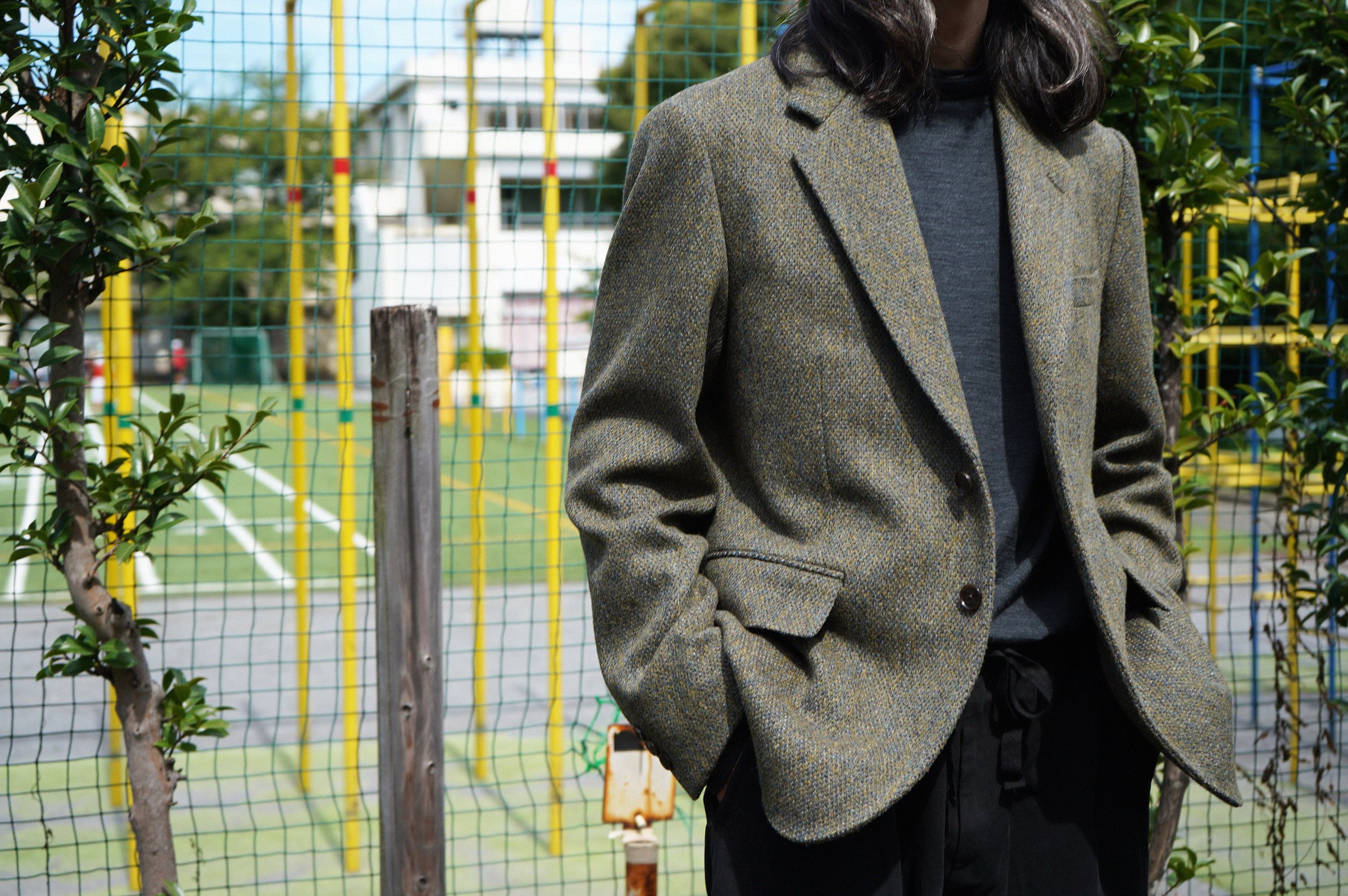【celon】light wool over jacket