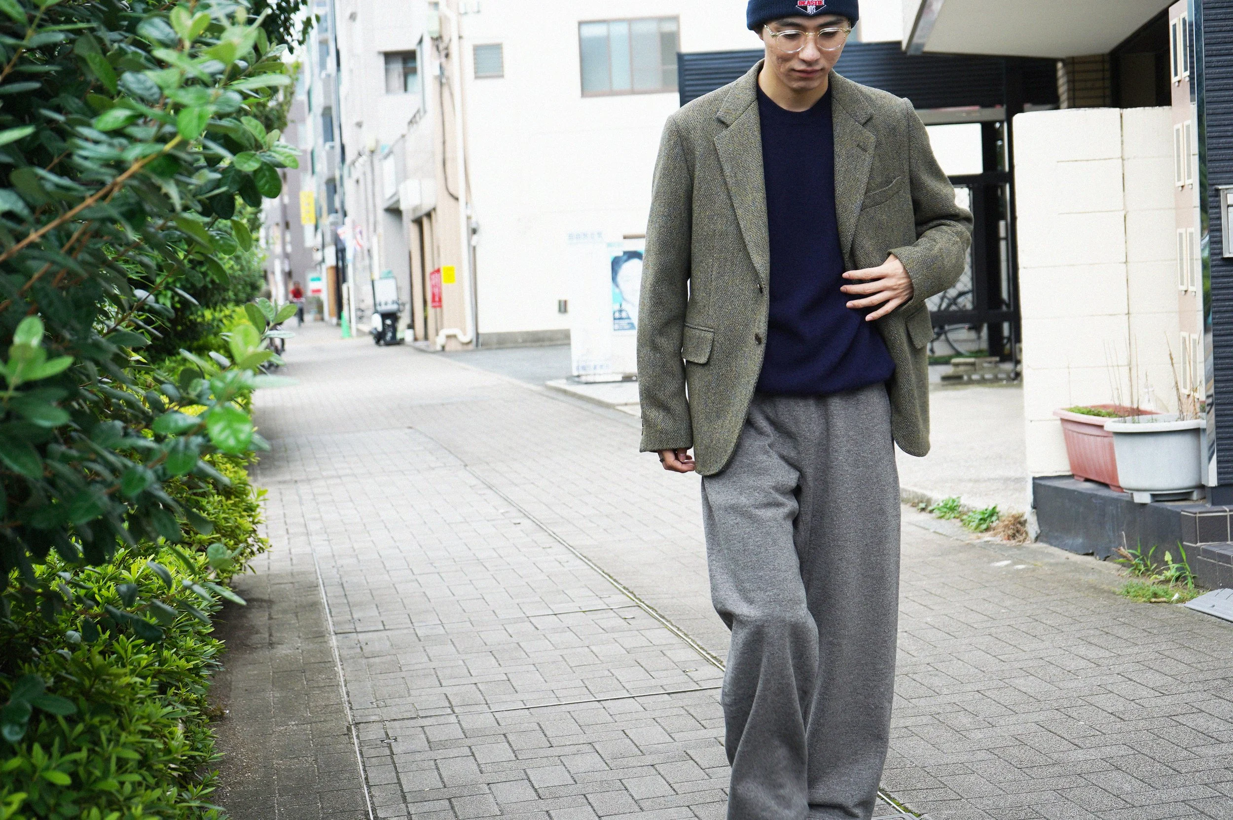 ジャケットを着る休日