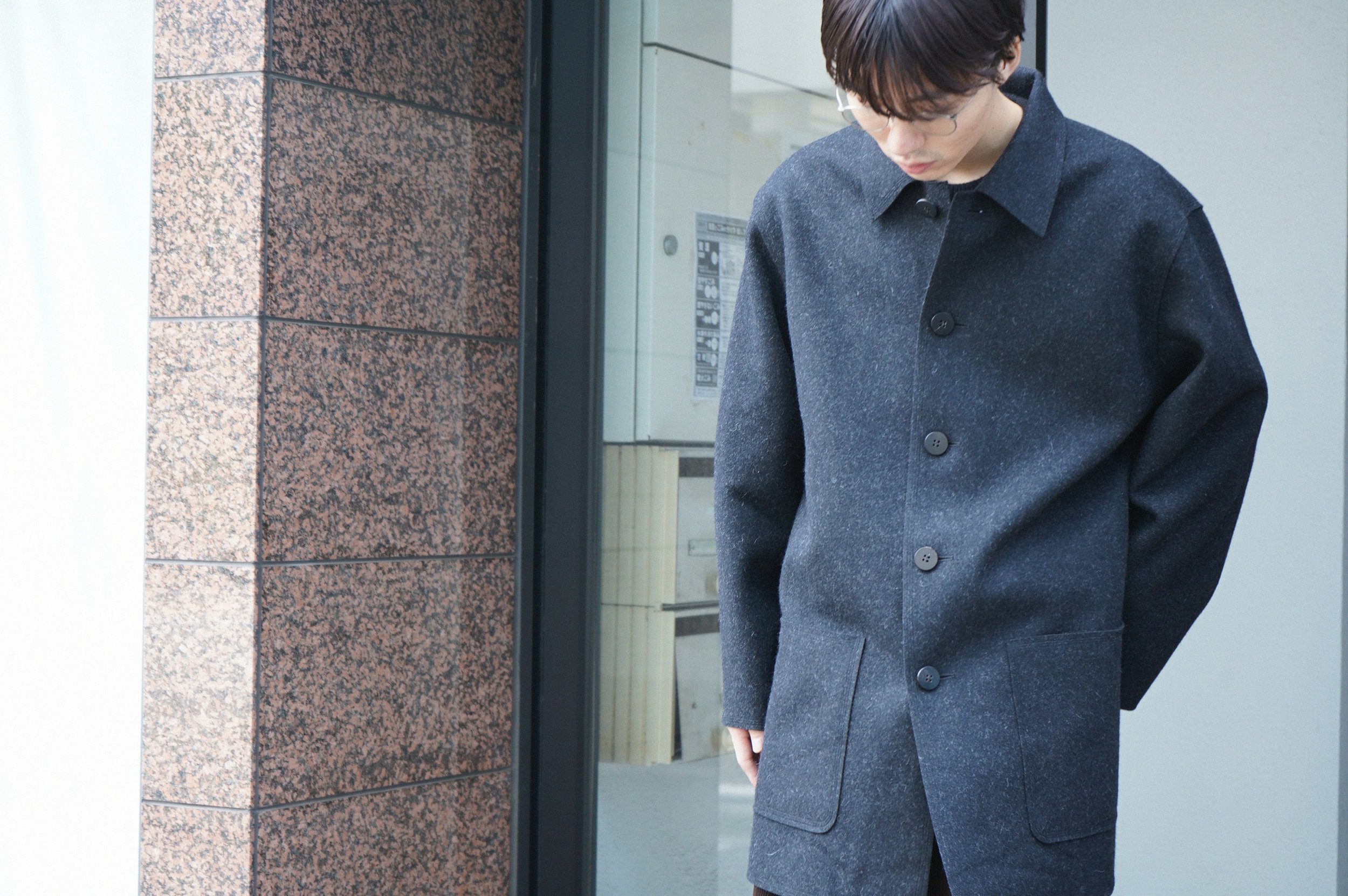 【Cale / カル】別注 スーパーカムバックラムフェルト ジャケット Cale : スーパーカンバックラムフェルト天竺 — TF Blog