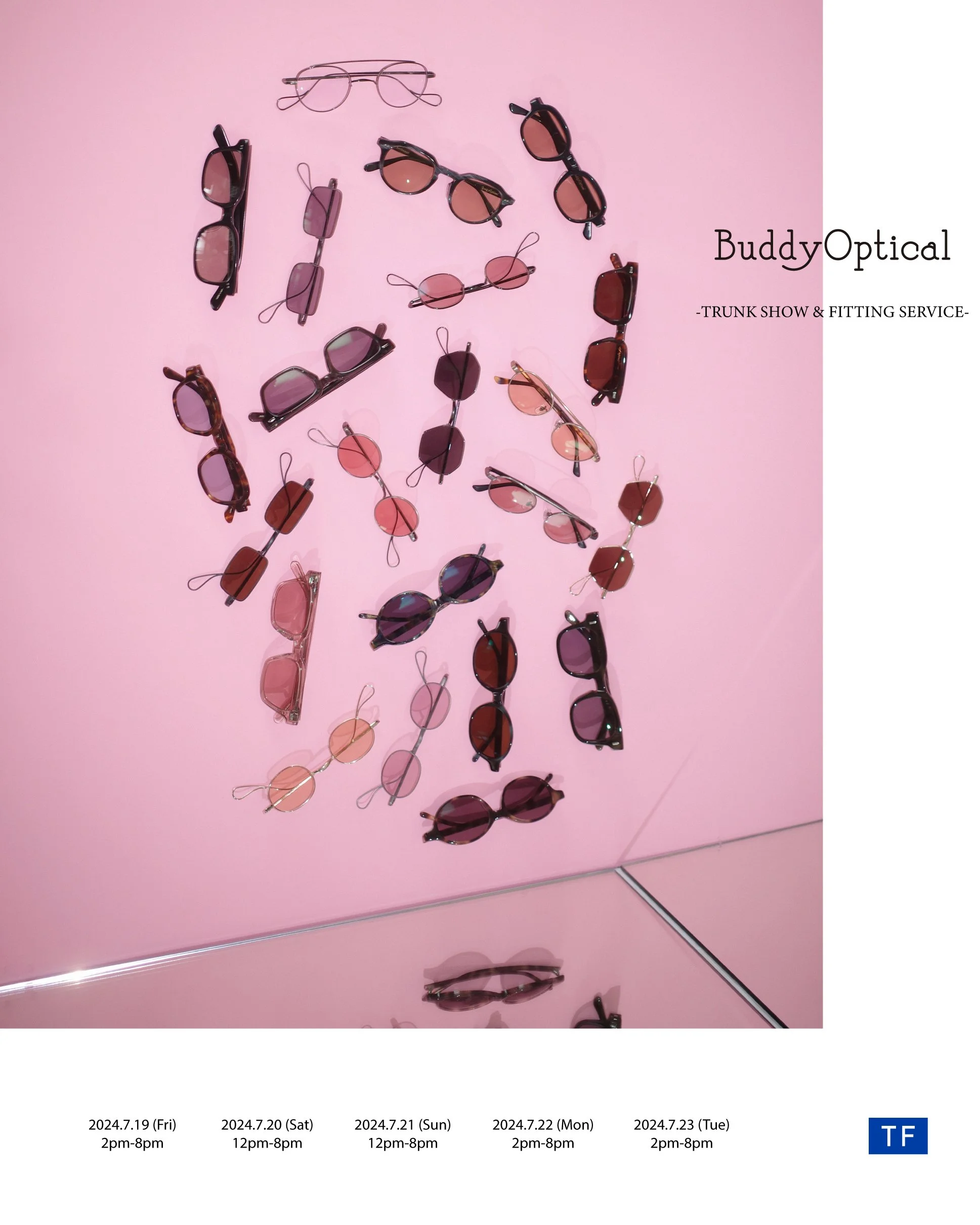 BuddyOptical -TRUNK SHOW &amp; FITTING SERVICE-