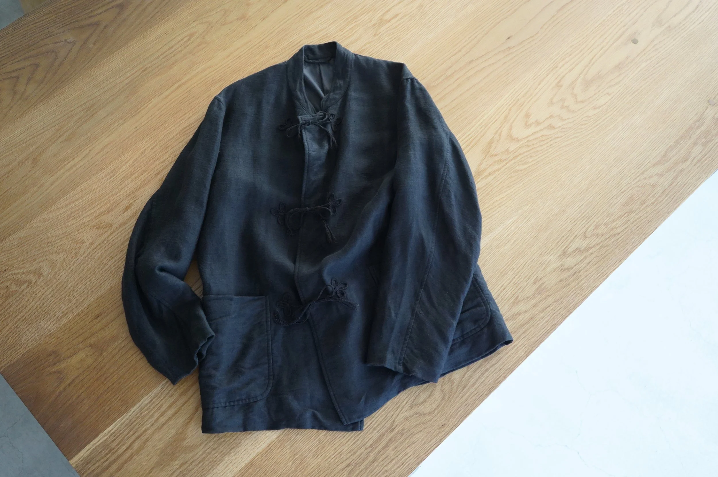 リネン起毛 スタンドカラージャケット / ドローストリングパンツ — TF Blog