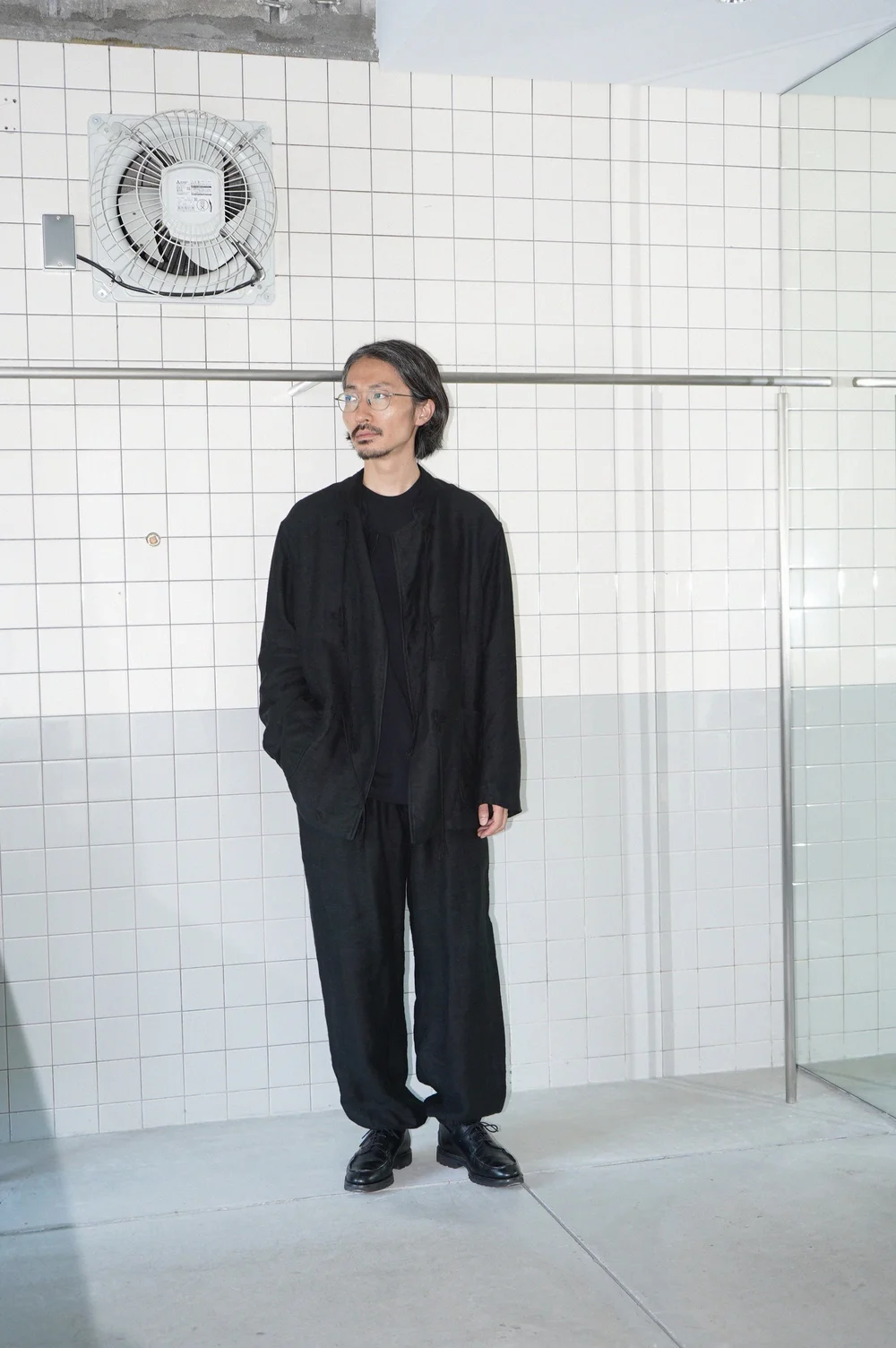 COMOLI 24aw リネン起毛ドローストリングパンツ コモリ 3 【公式