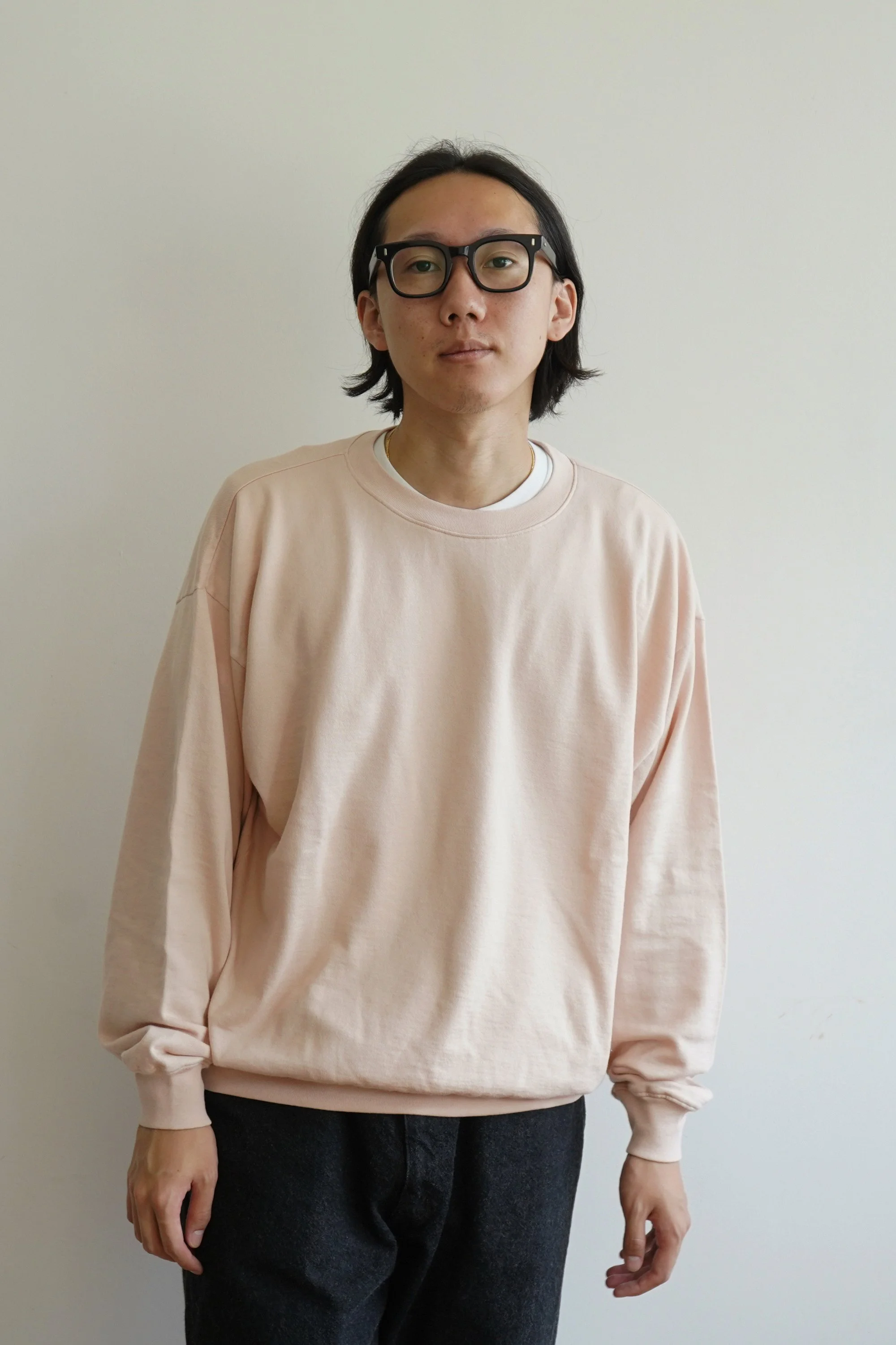 AURALEE SUPER HIGH GAUGE SWEAT P/O