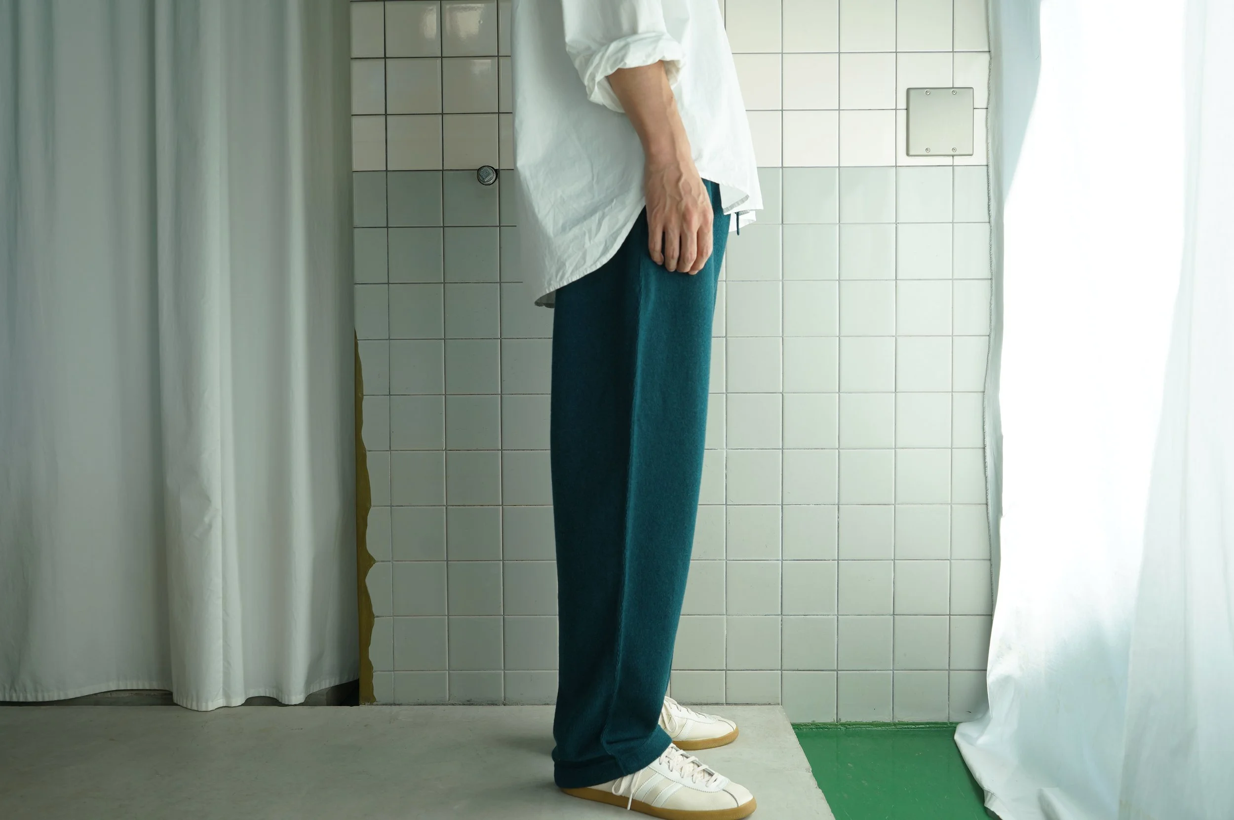 final home ファイルホーム スウェット パンツ 変形 - パンツ