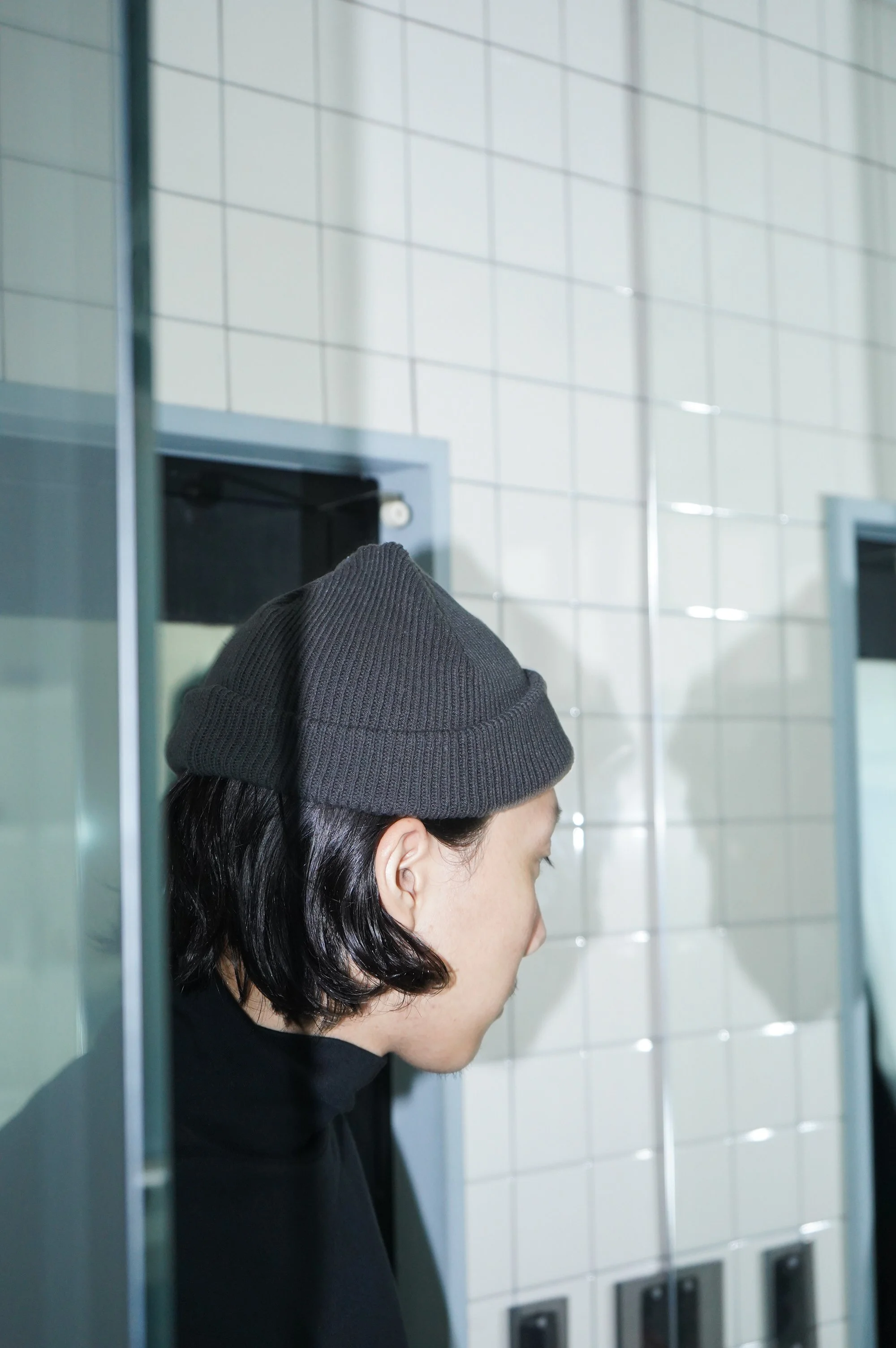awasa ムラ糸コットン ニットキャップ