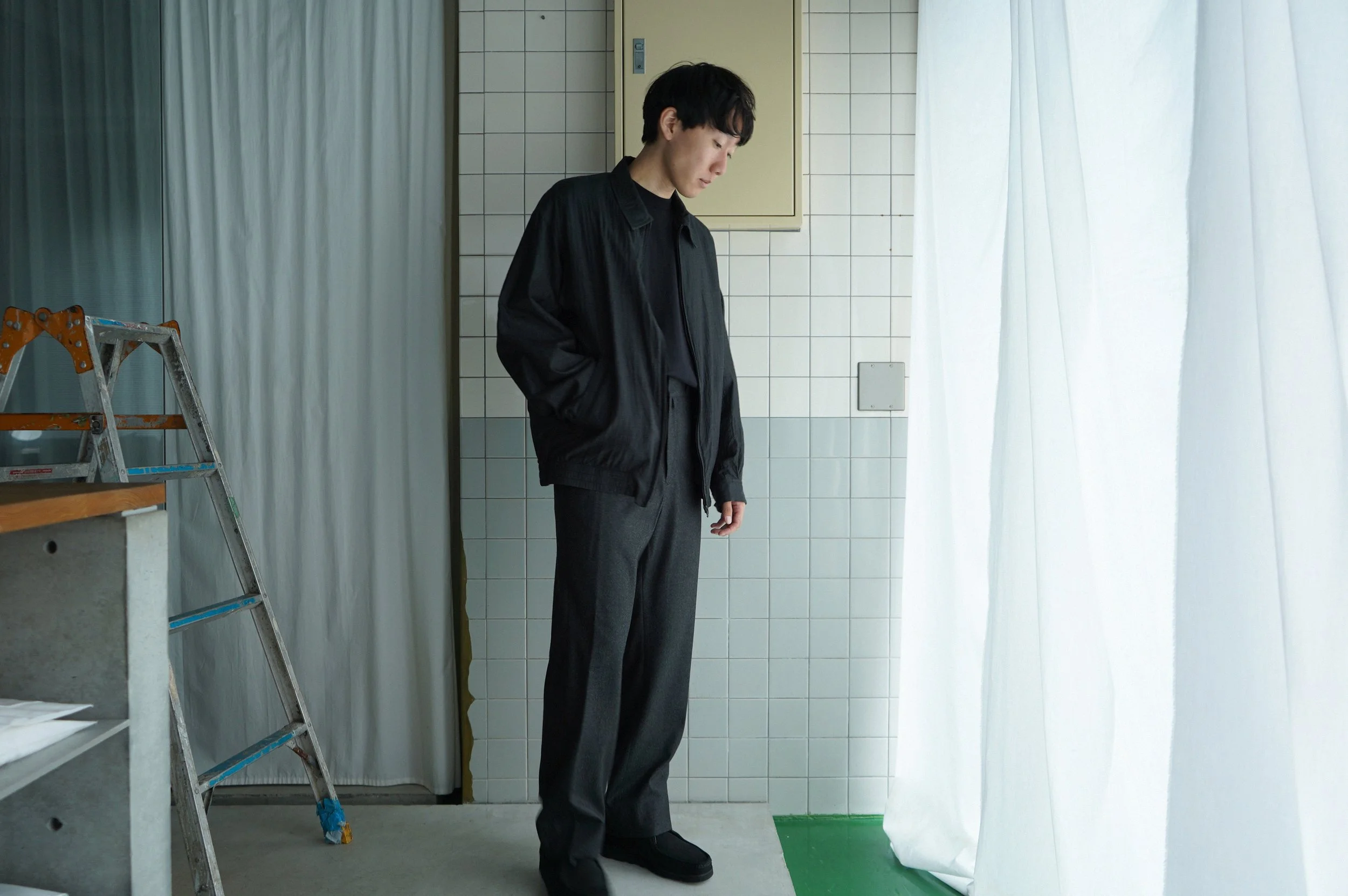 ウールサージ、ウールフラノ、KHAKI — TF Blog