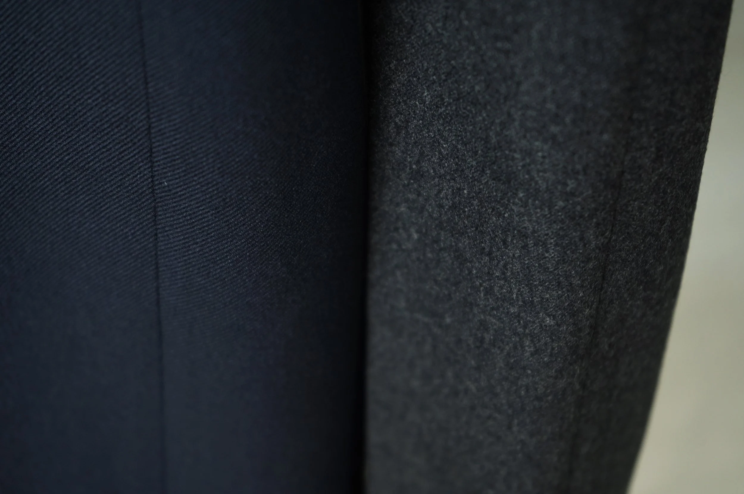 ウールサージ、ウールフラノ、KHAKI