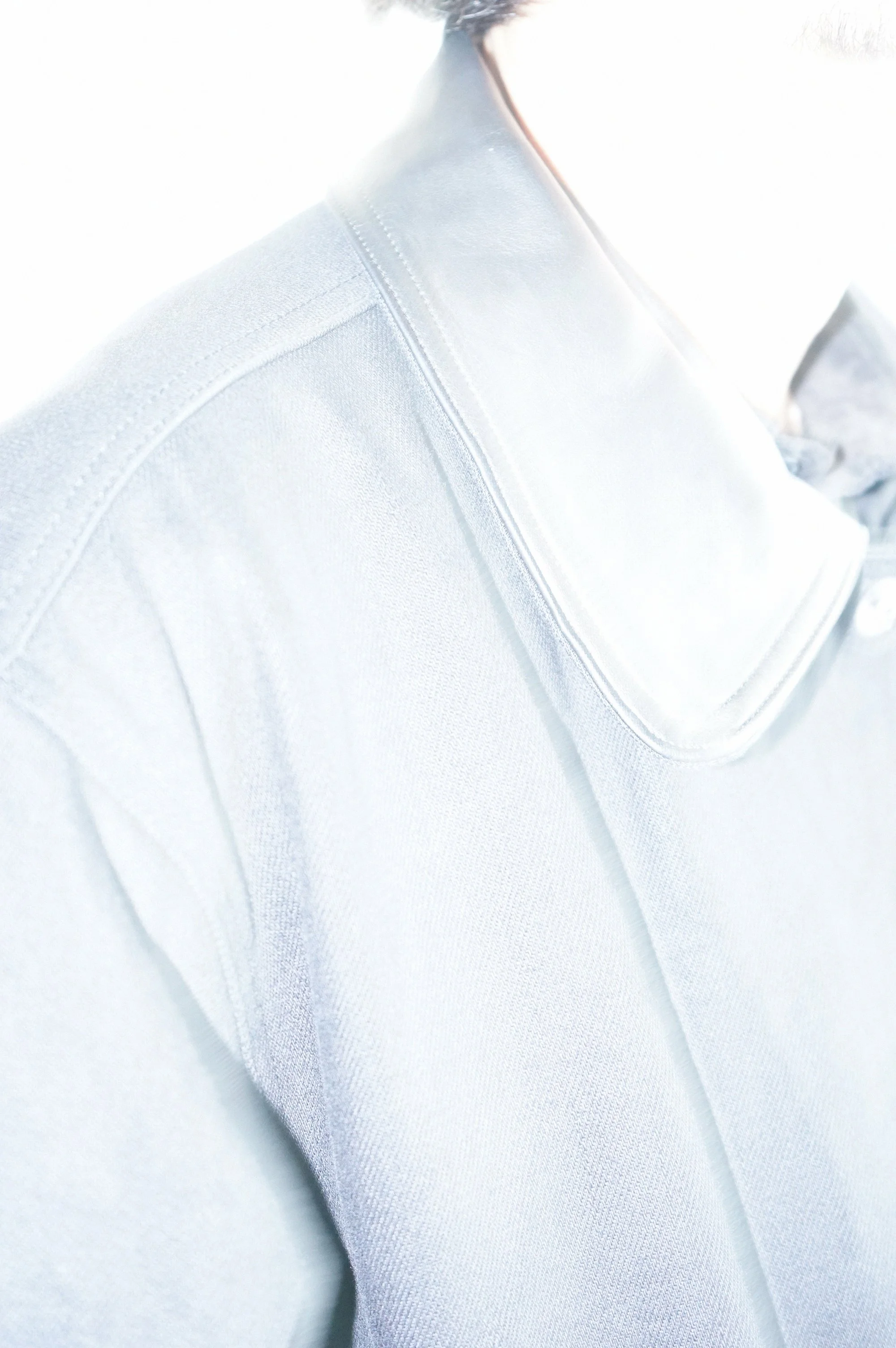 COMOLI デニム/レザー ワークジャケット