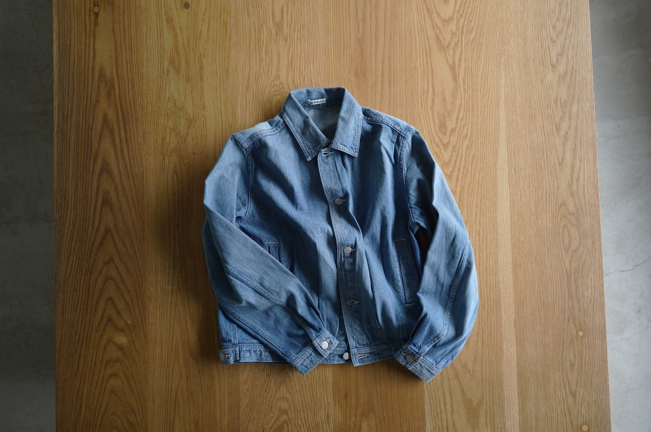 AURALEE : SELVEDGE FADED LIGHT DENIM BLOUSON — TF Blog AURALEE : SELVEDGE FADED LIGHT DENIM BLOUSON — TF Blog