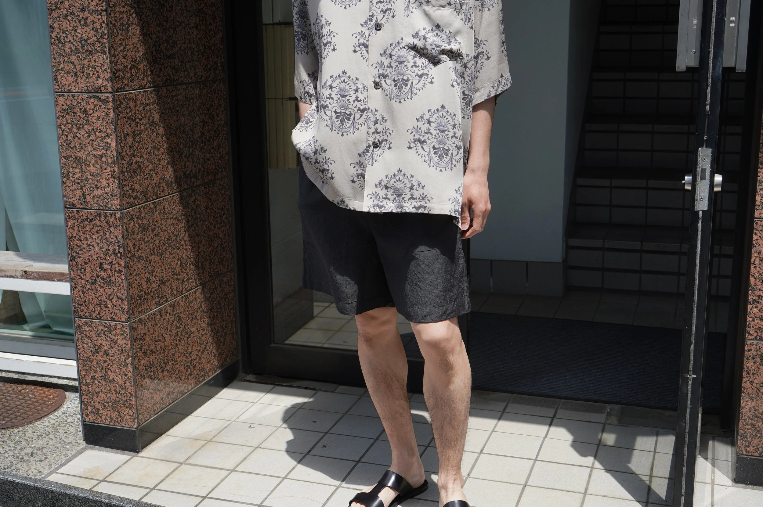 25SS awasa｜ウールリネン ワイド イージーショーツ 25SS awasa｜ウールリネン ワイド イージーショーツ - メルカリ