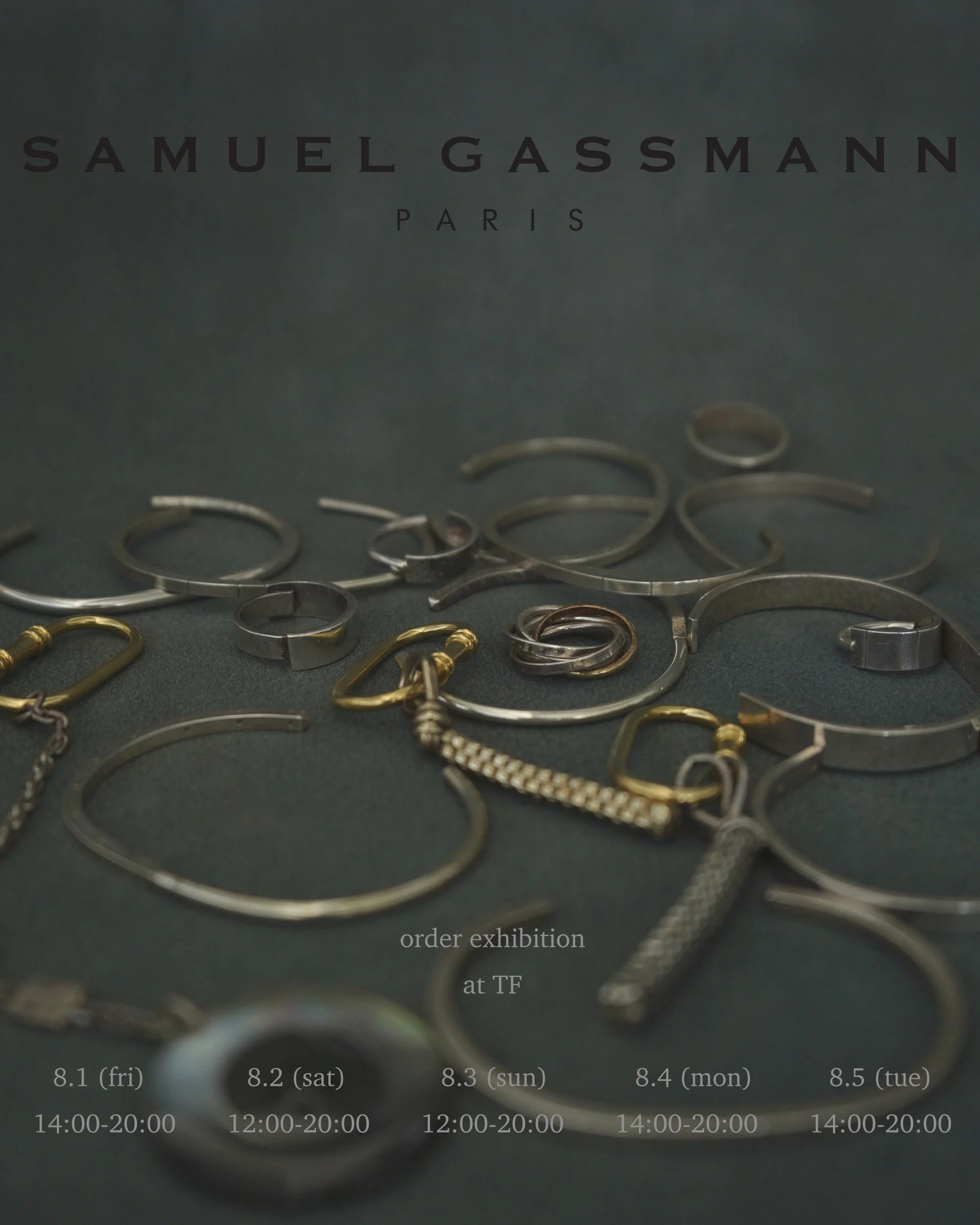 SAMUEL GASSMANN  PARIS - order exhibition -