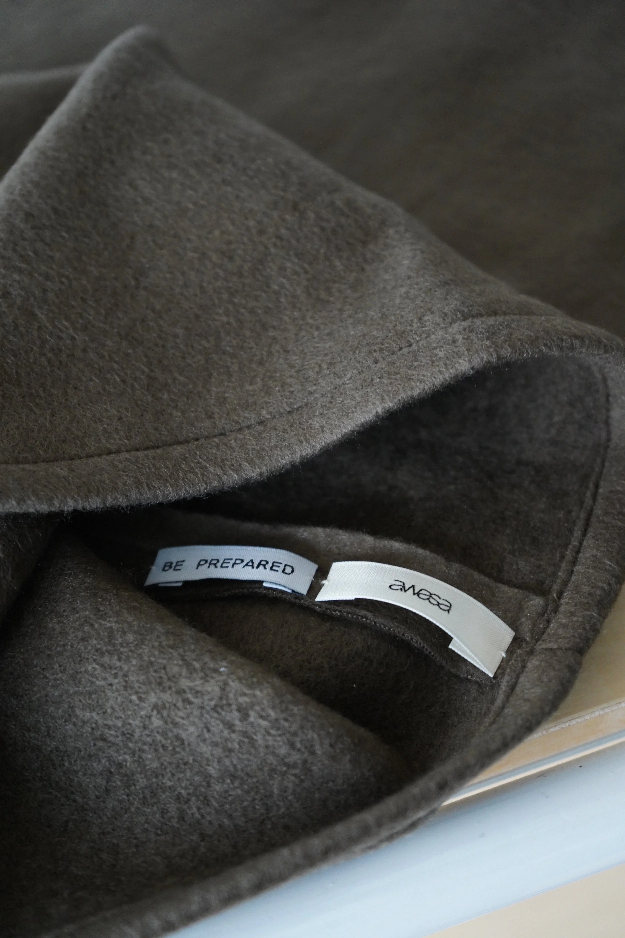 Be prepared × awasa : silk fleece neck warmer (exclusive)