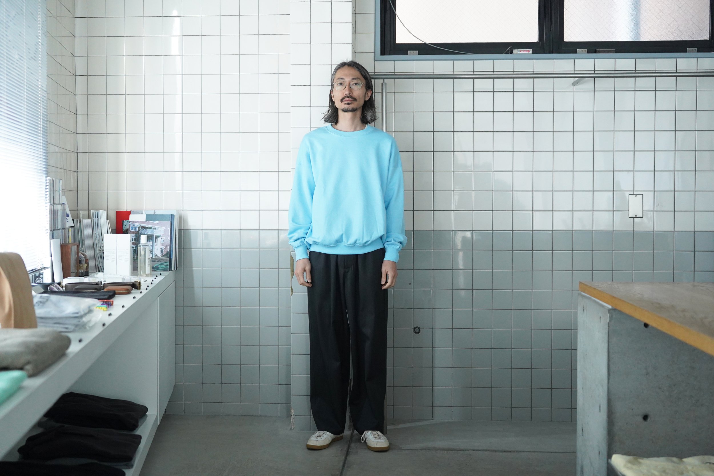 awasaのスウェットとコットンダックを着てみました