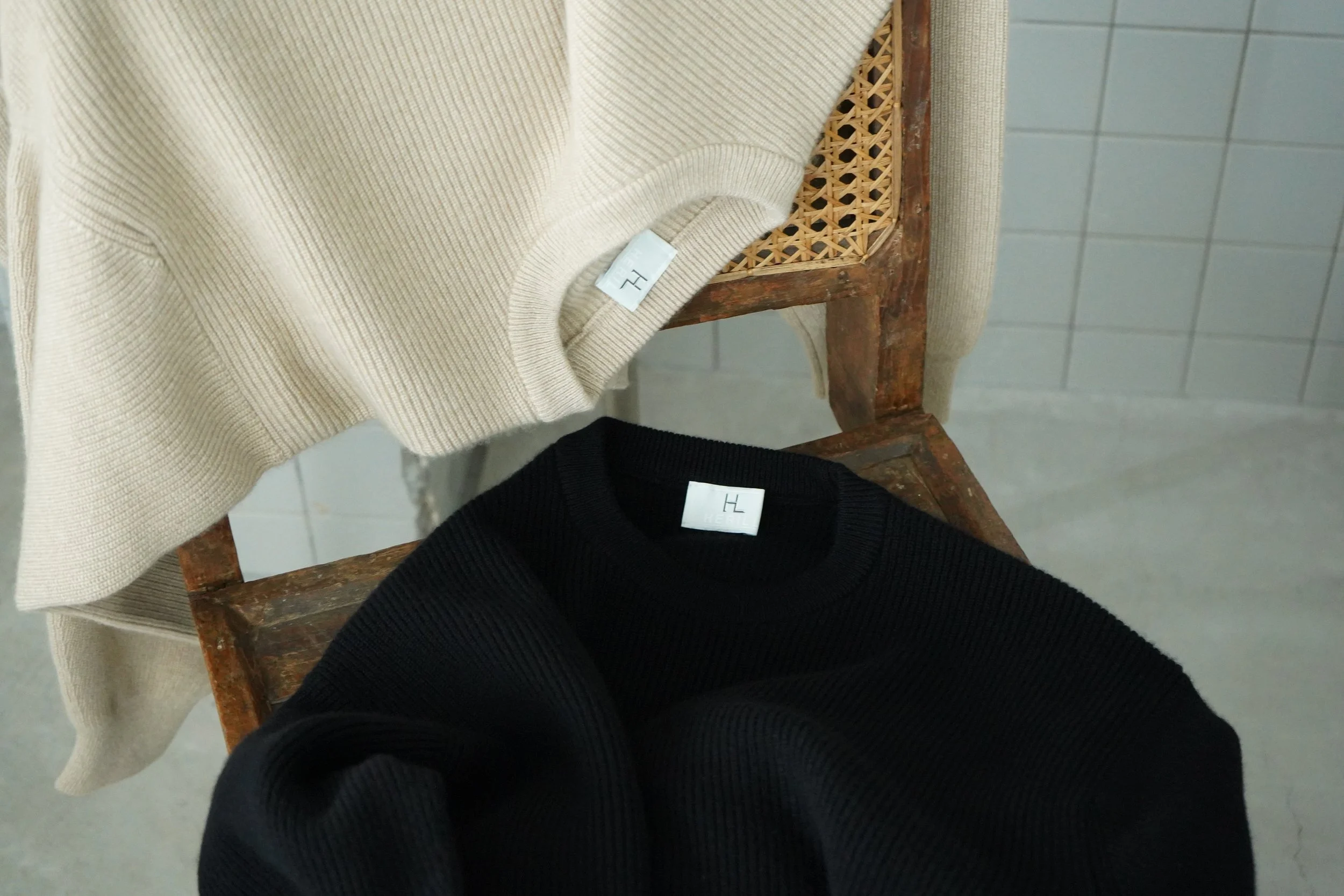 HERILL : Golden SeaIsland Ribstitchsweater