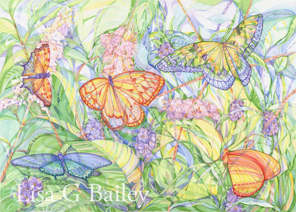 Butterflies - Watercolor