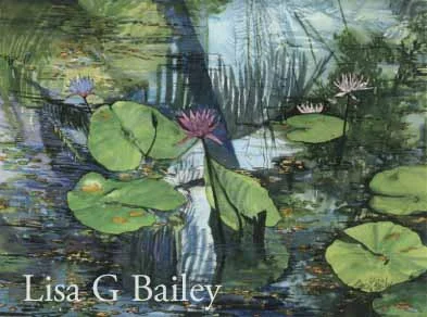 Reflections on the Lily Pad - Watercolor