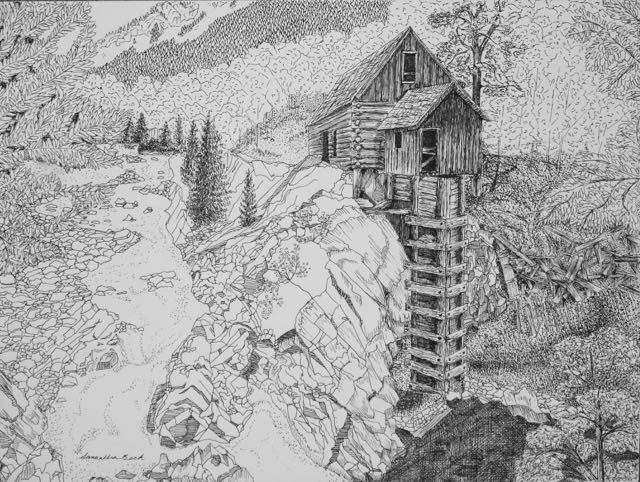 Samantha Beck.18yrs.pen & ink.2015