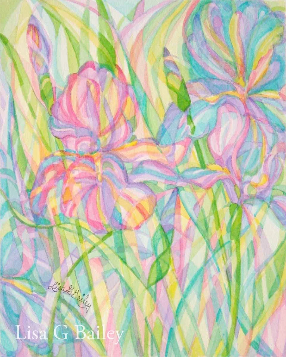 Iris (watercolor)
