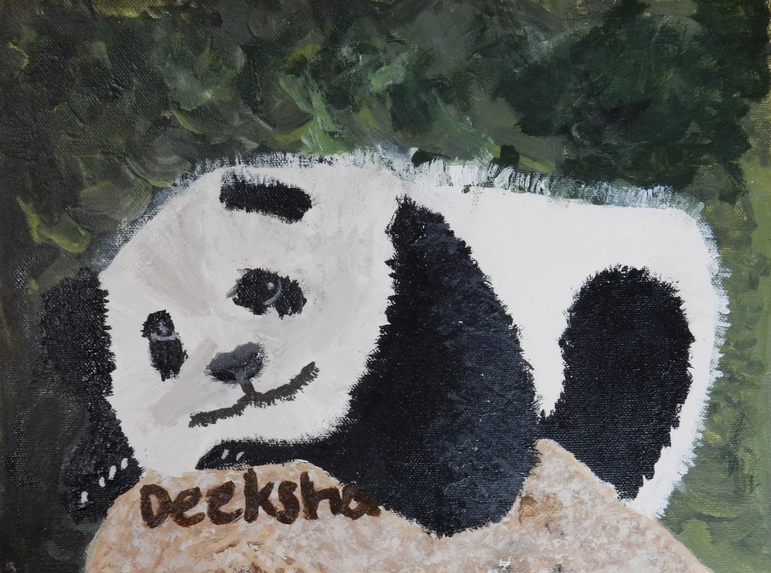 Deeksha Vajha.8yrs.acrylic
