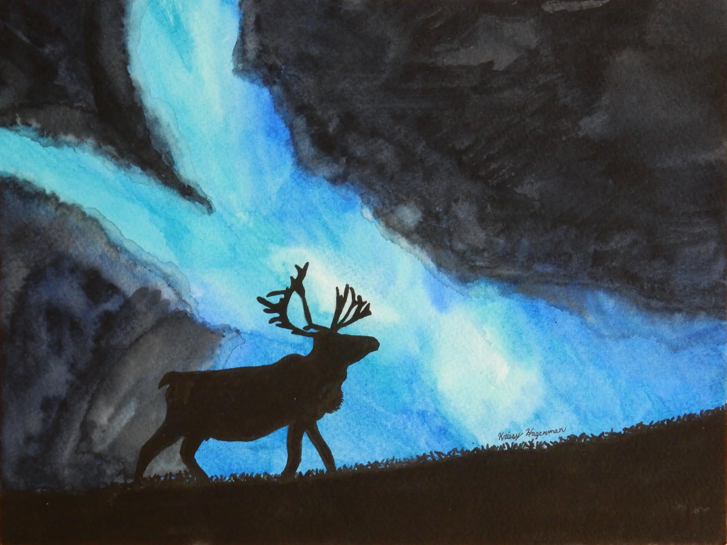 Kristina Hagerman.13yrs.watercolor