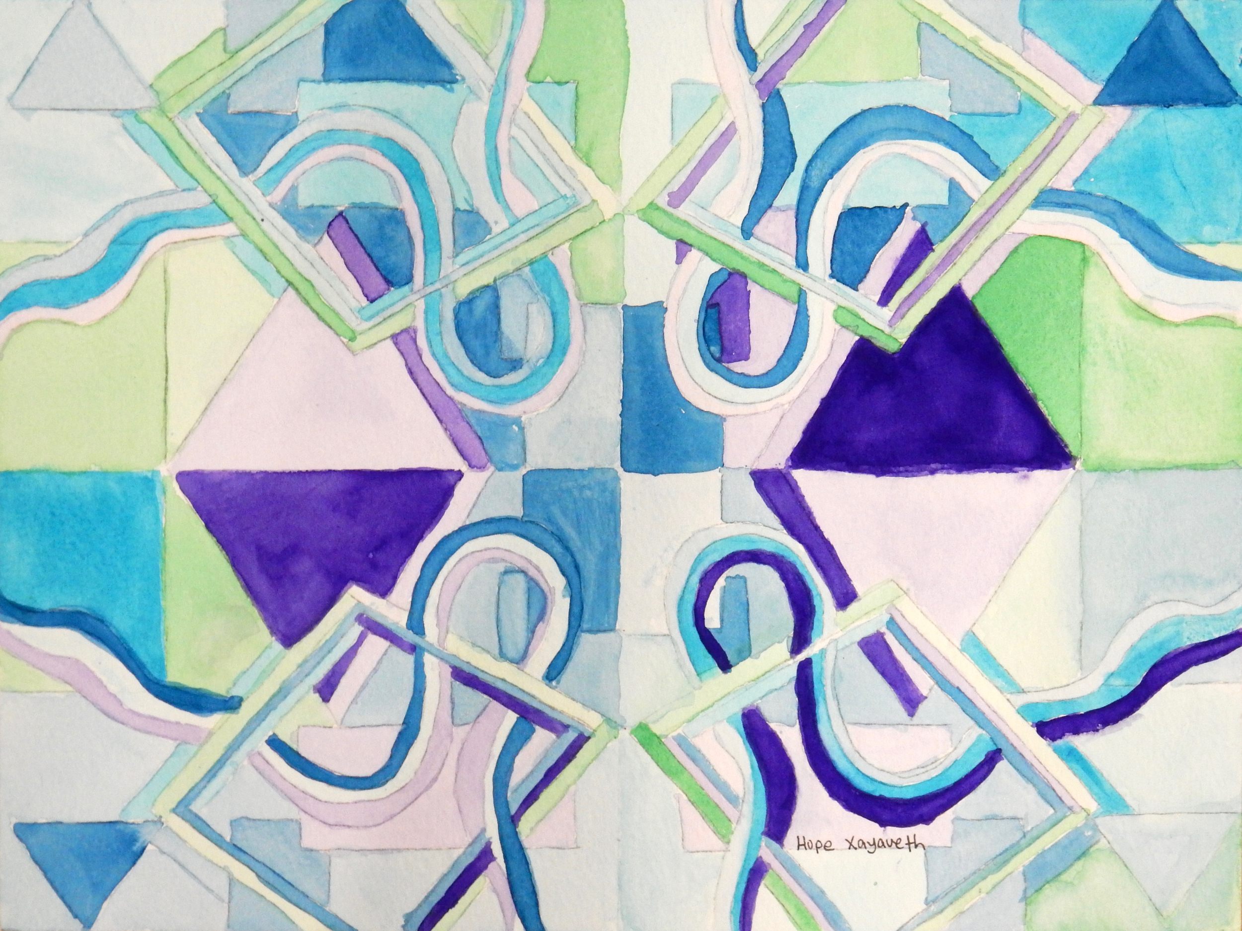 Hope Xayaveth.11 yrs.watercolor
