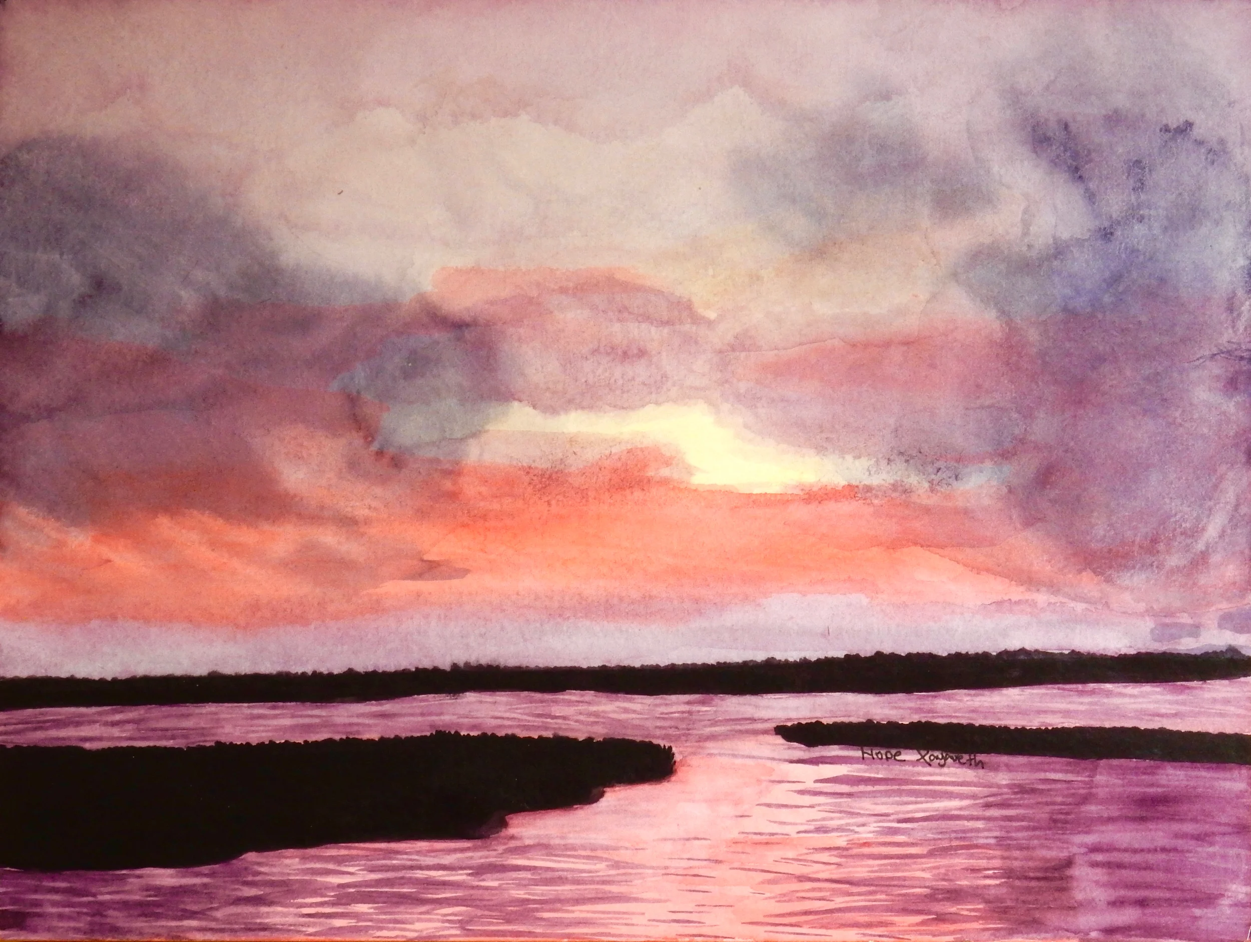 Hope Xayaveth.11 yrs.watercolor