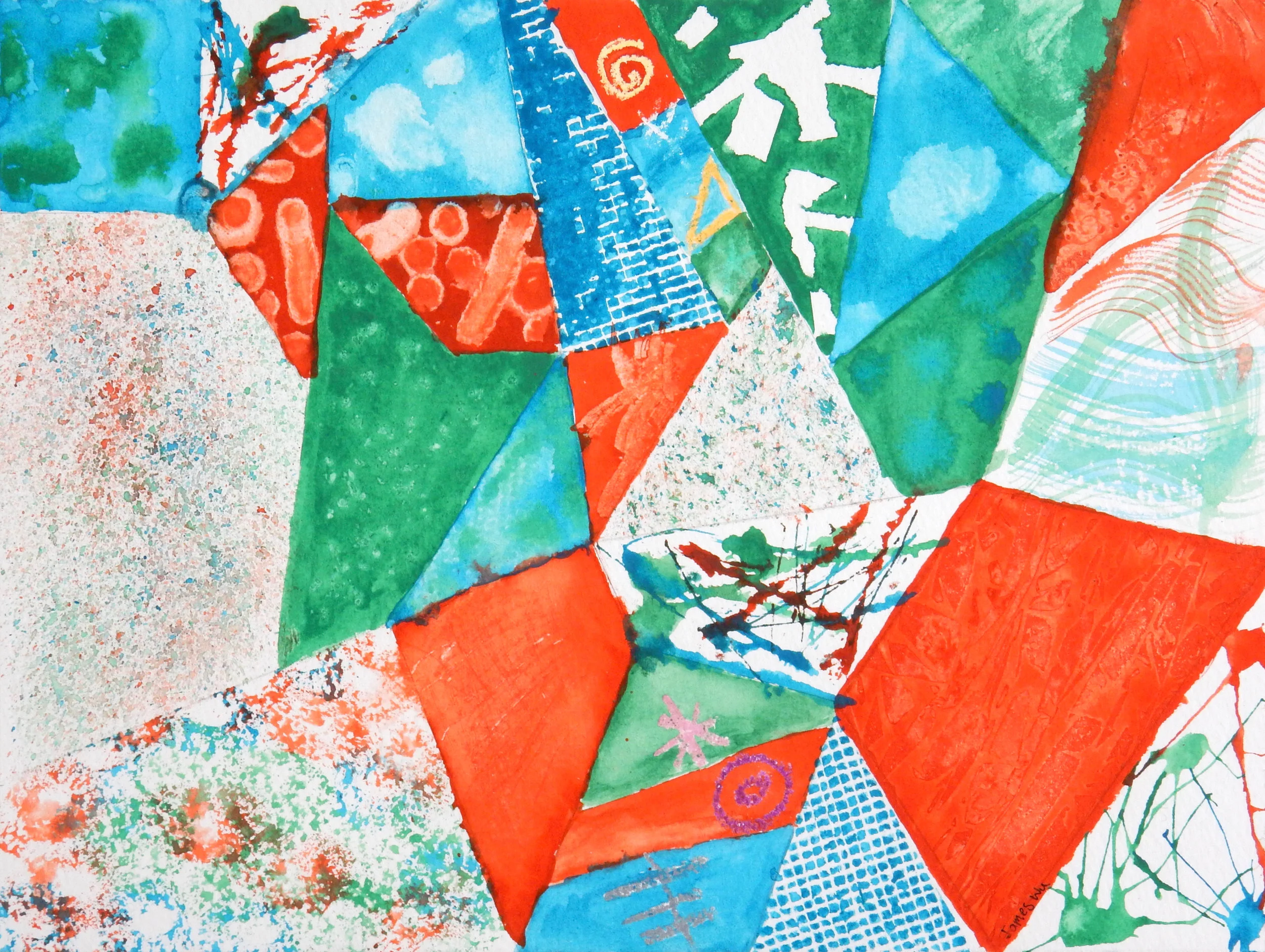 James Wu.Colorful Design.watercolor