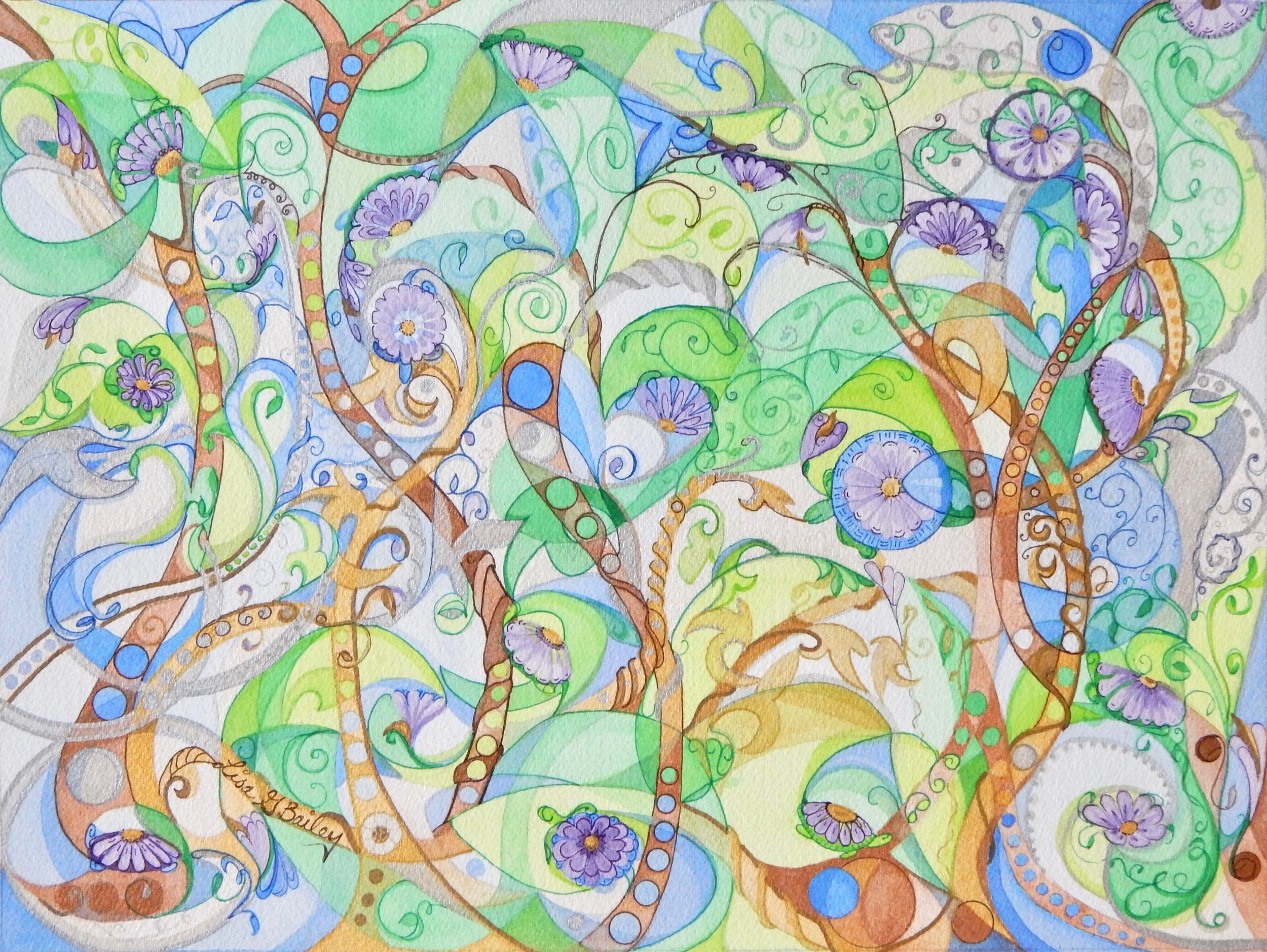 Lisa G Bailey.Entangles colorweave
