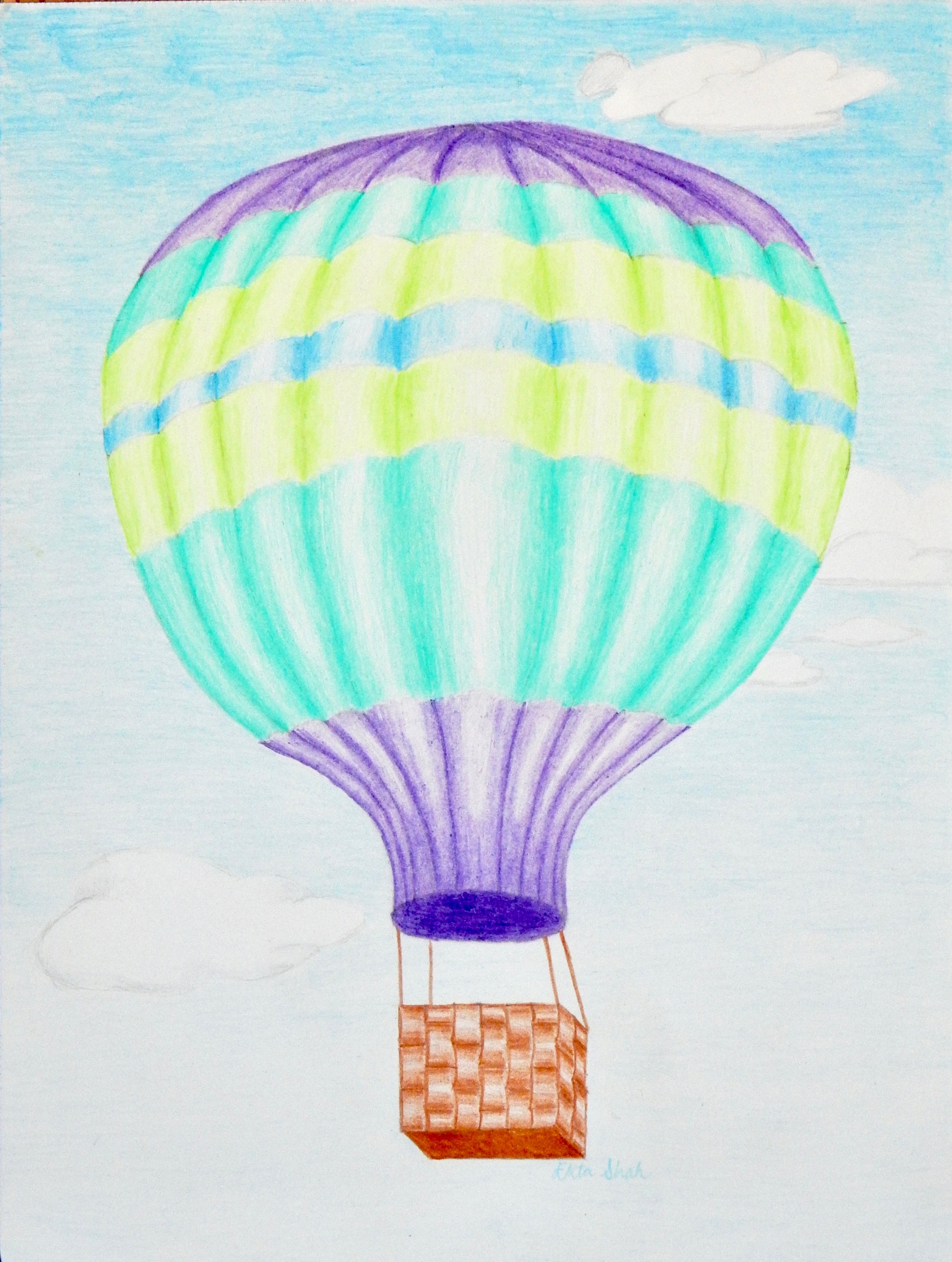 Ekta Shah.14 yrs.colored pencil