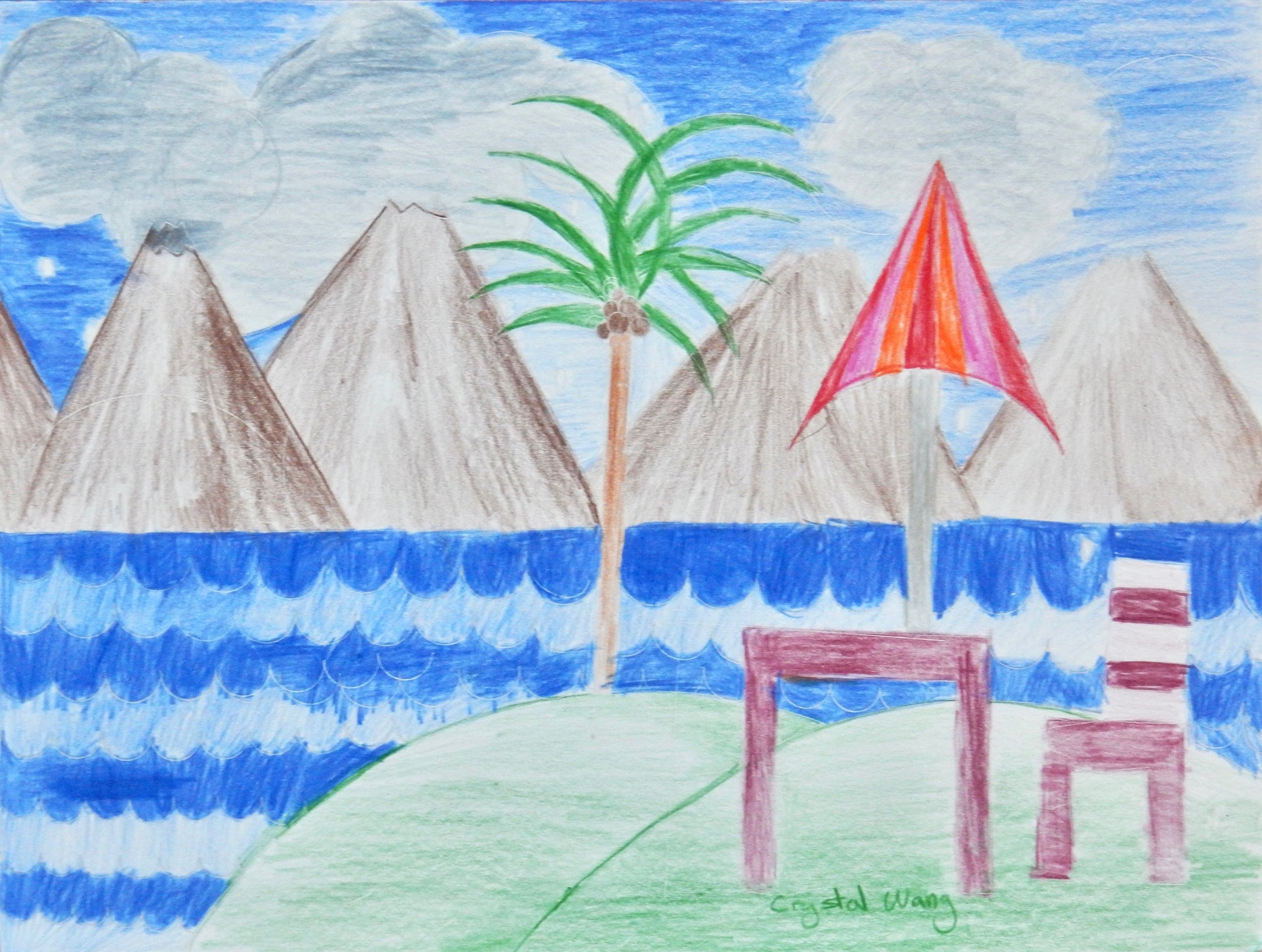 Crystal Wang.9 yrs.colored pencil