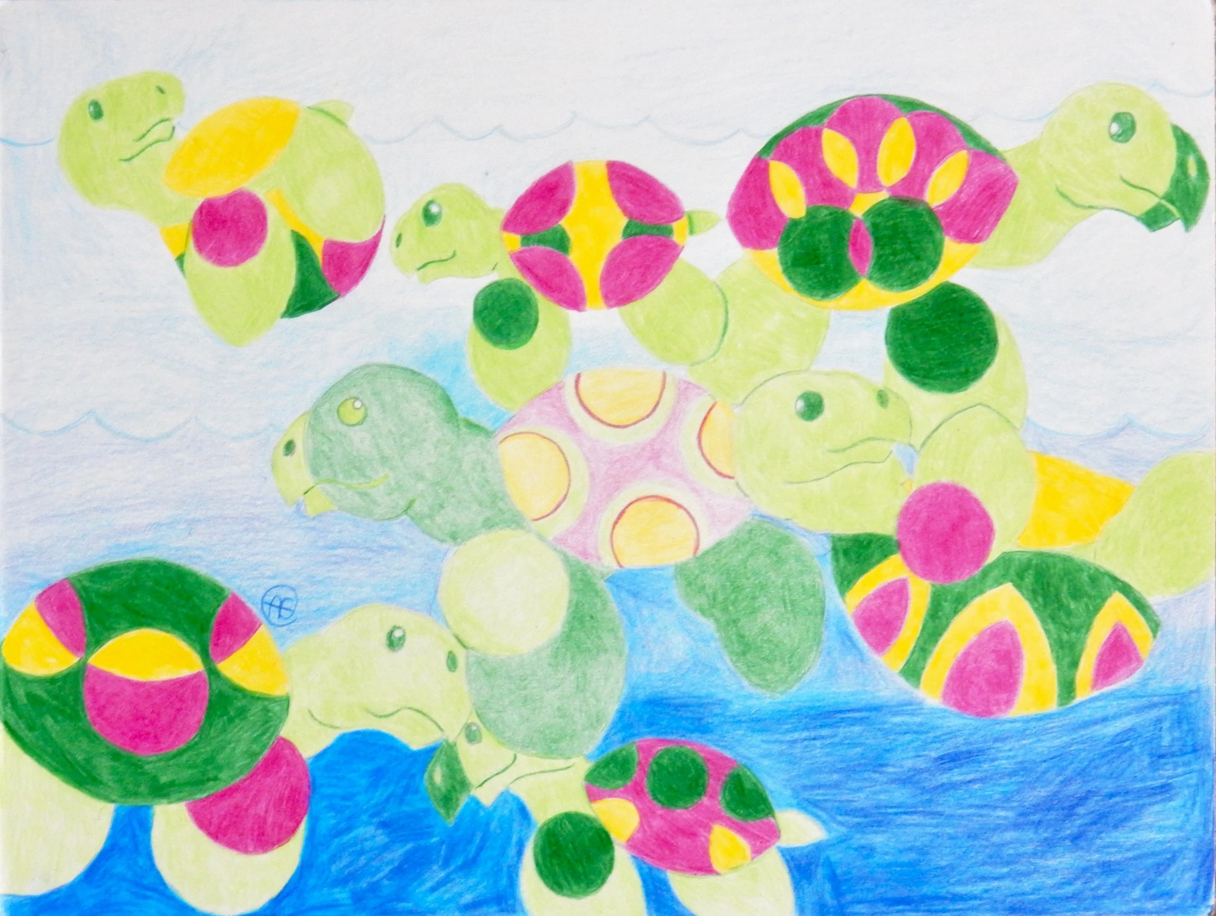 Avagail Cabral.11 yrs.colored pencil