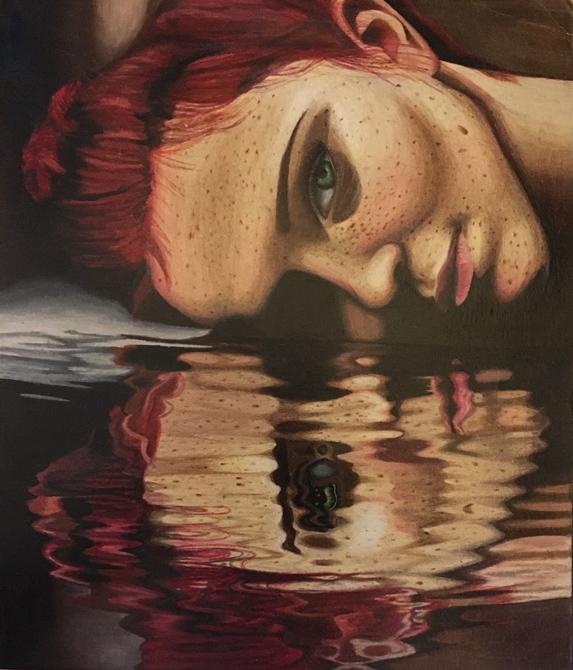 Rachel Mancour. 12th grade. colored pencil