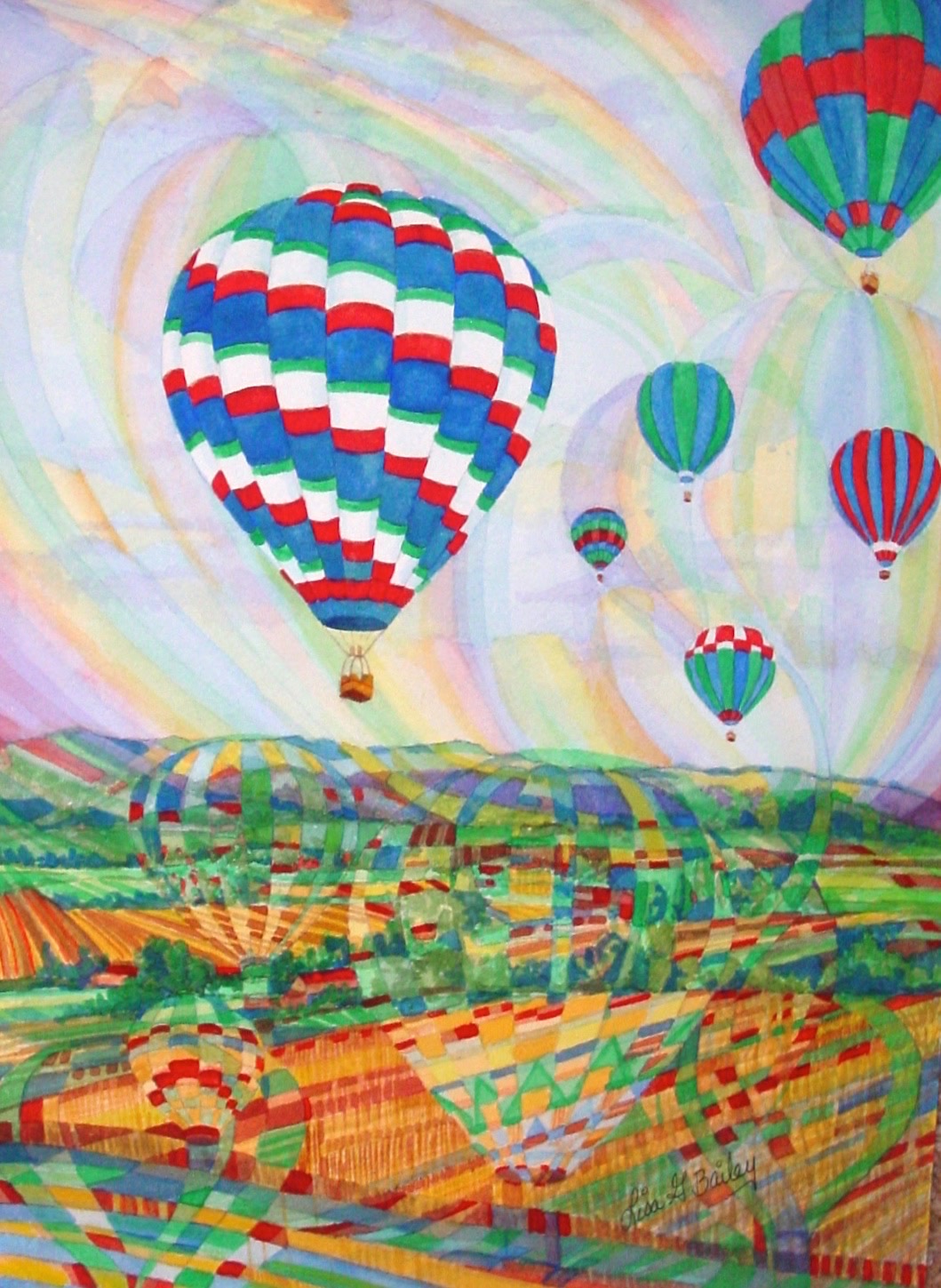 Lisa G Bailey.colorweave.Sky Watch
