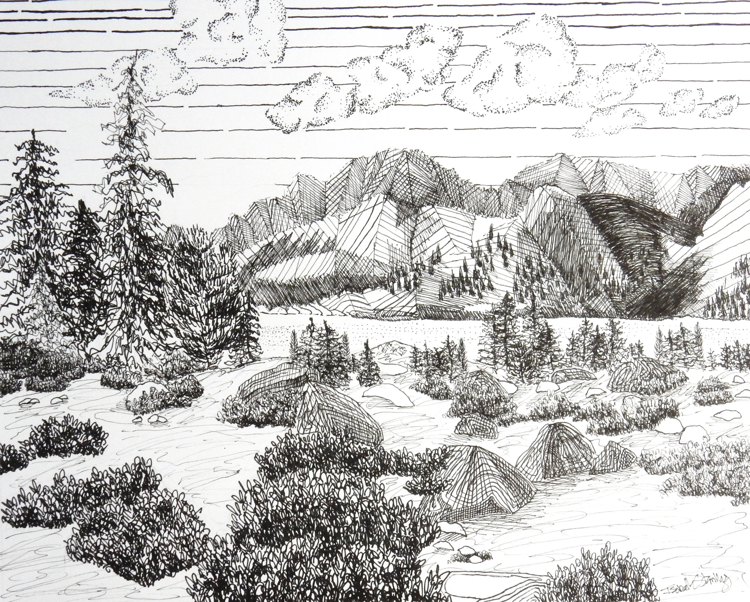 Isabelle Stanley.pen & ink