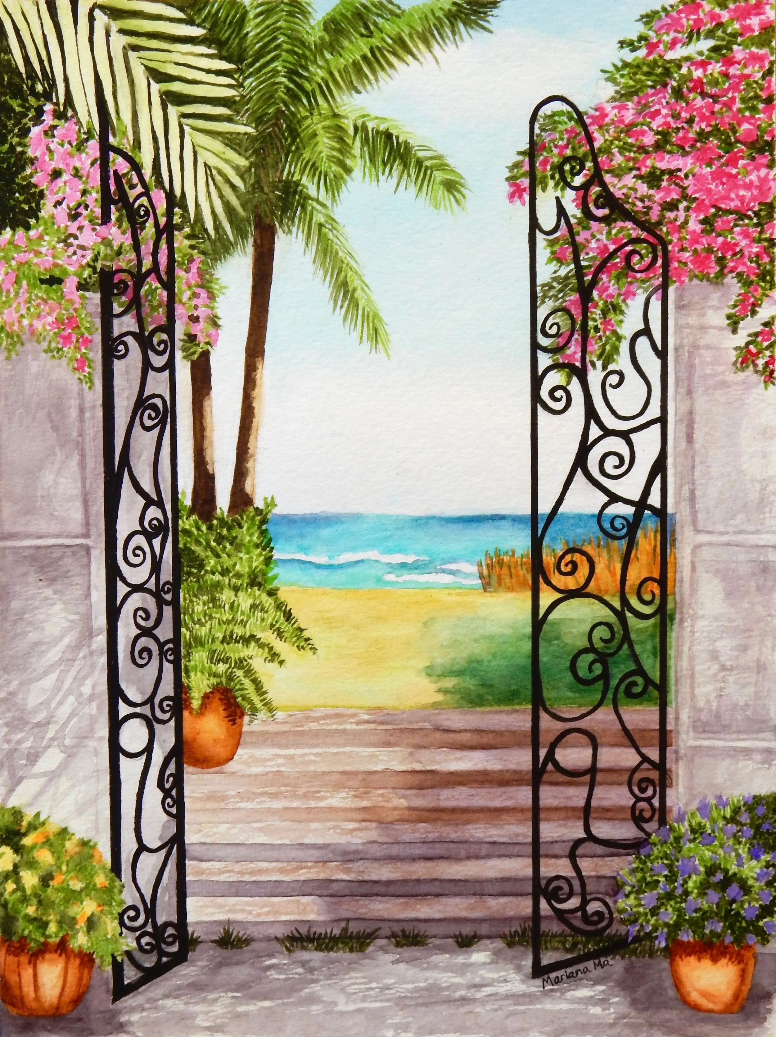 Mariana Ma.13 yrs.watercolor