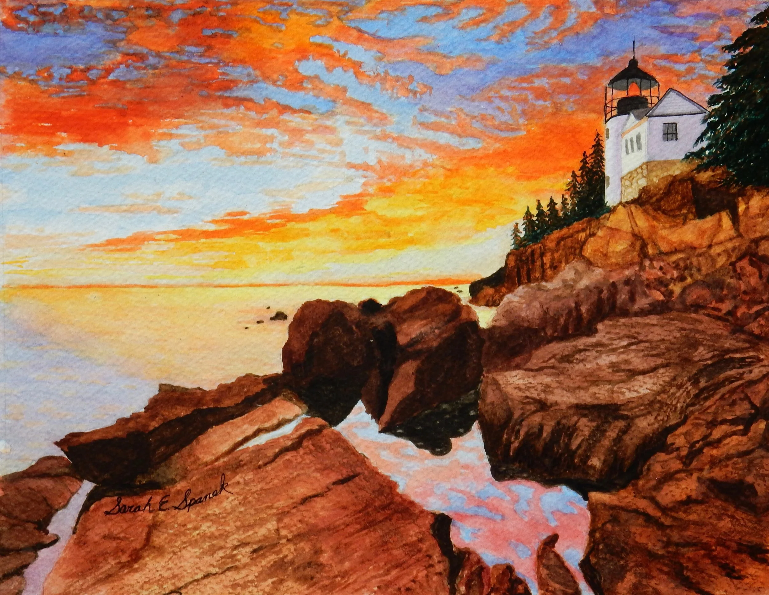 Sarah Spanek. 16 yrs.watercolor
