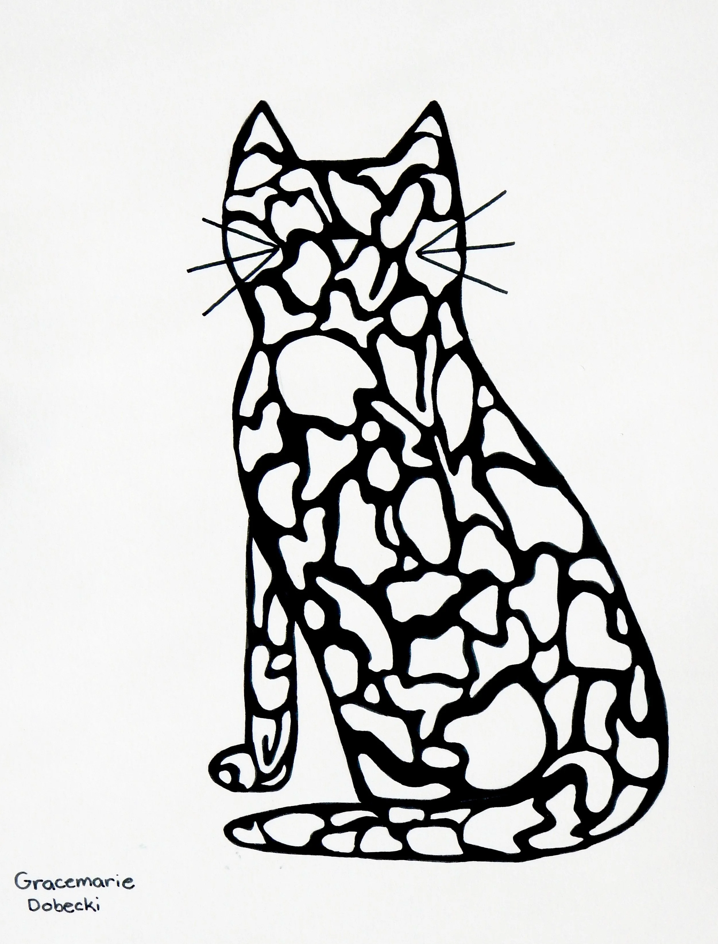 Gracemarie Dobecki.7th grade.markers.Tootsie