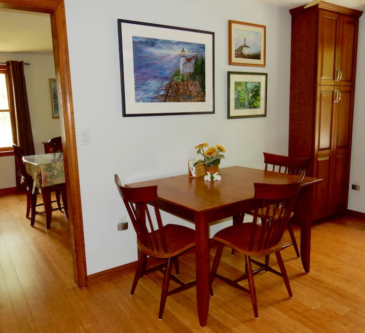 Smaller teaching area in Kitchen