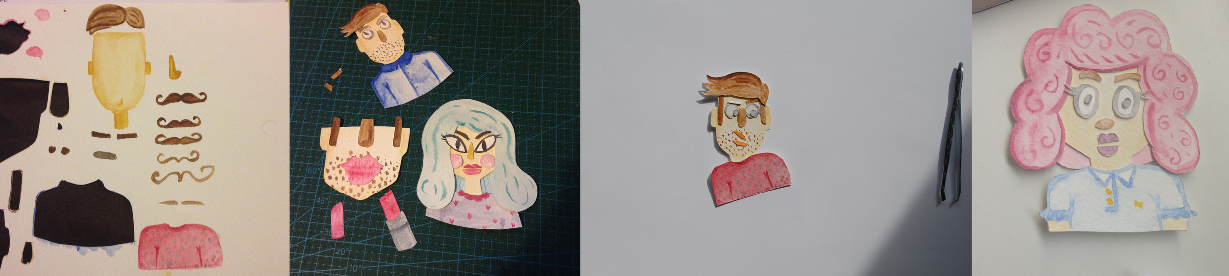 Behind the scenes of the stop motion animation