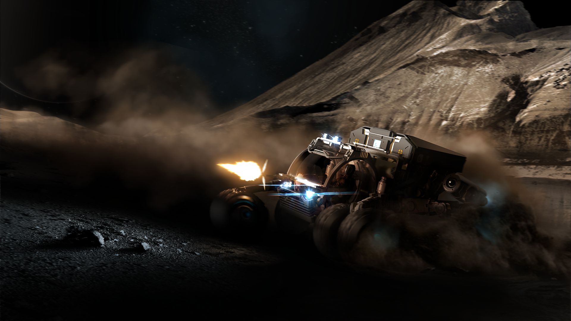 The new Surface Reconnaissance Vehicle (SRV) allows you to roam the planets surface.