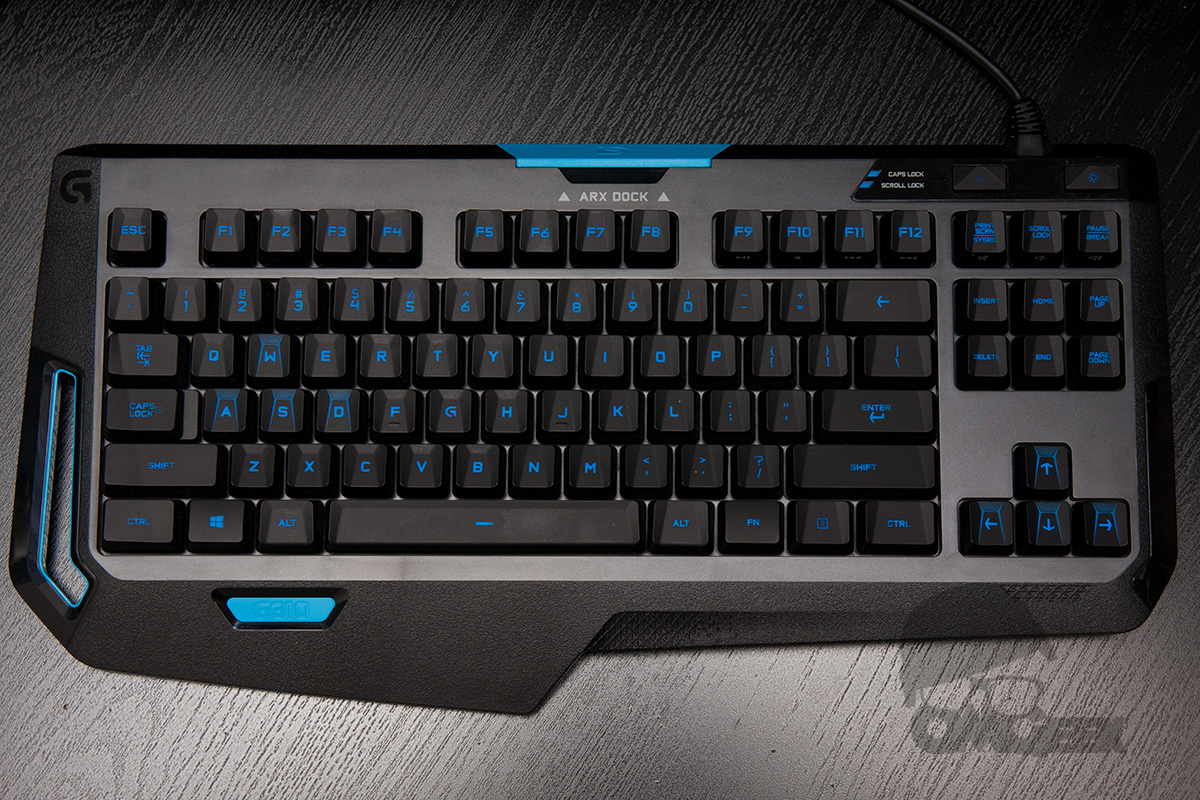 That blue piece of plastic at the top of this photo? That's the phone hold— Arx Control Dock.