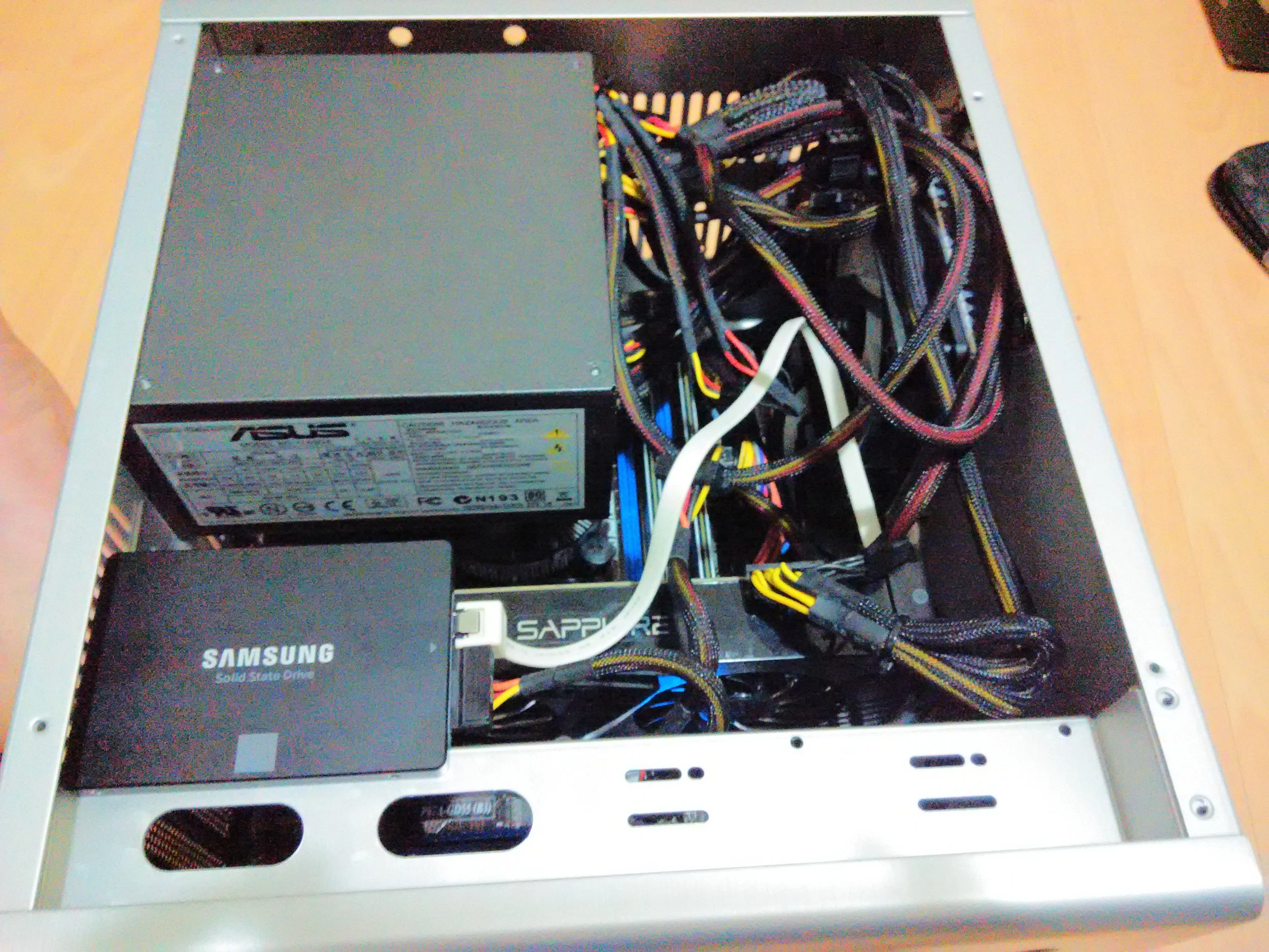 If you don't like the insides of your case looking like this, then maybe small form factor isn't for you