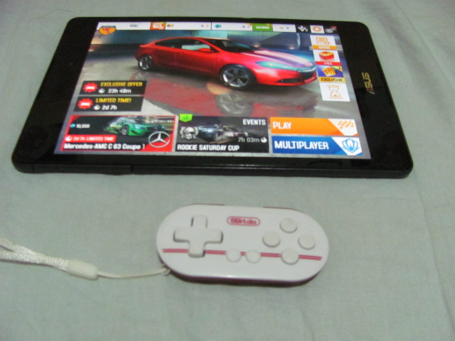 The problem with this setup is that you can’t carry the controller and the tablet at the same time - and the tablet is much too big for, say, a Moga or Nyko clip-on controller adapter.