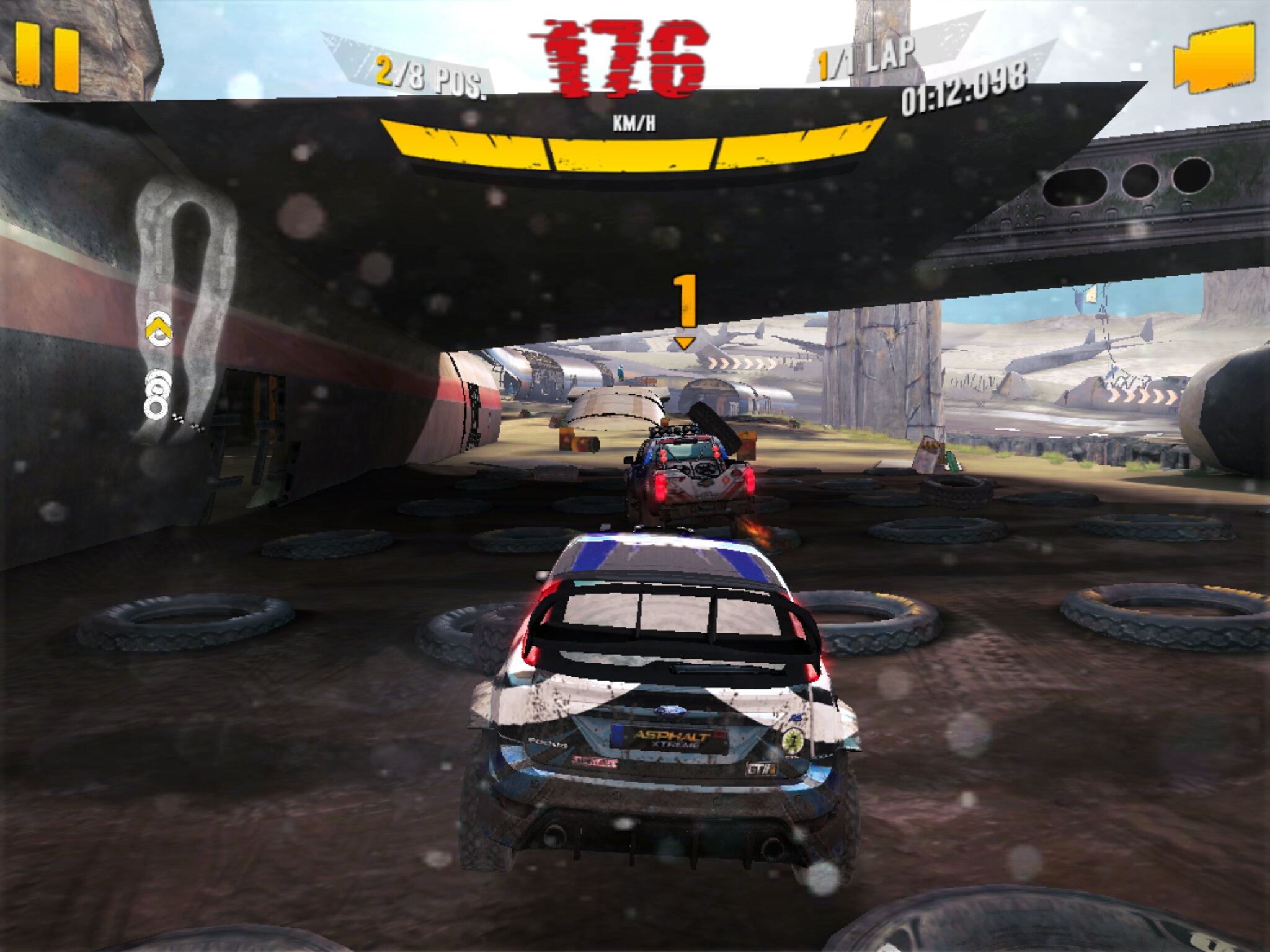 The Asphalt series is THE premier racing game on Android platforms, making really good use of the built in accelerometer for controls. This is the latest one I believe, Asphalt X-Treme. While the main stars running the game are only 2 A72 cores, the game still runs at 60fps out of the box almost all the time. 