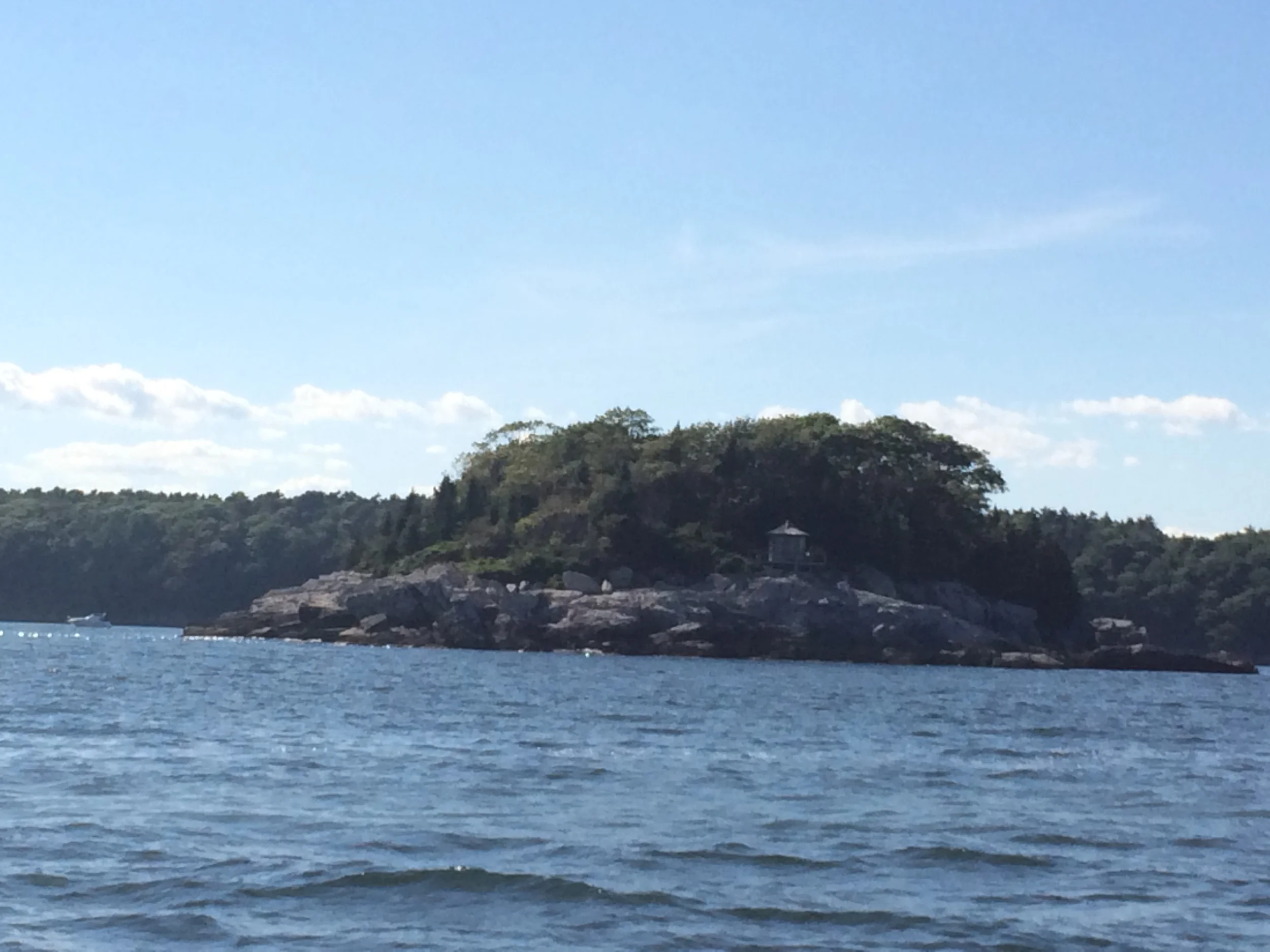 "Pumpkin Knob" an island in Casco Bay off of Peaks Island 