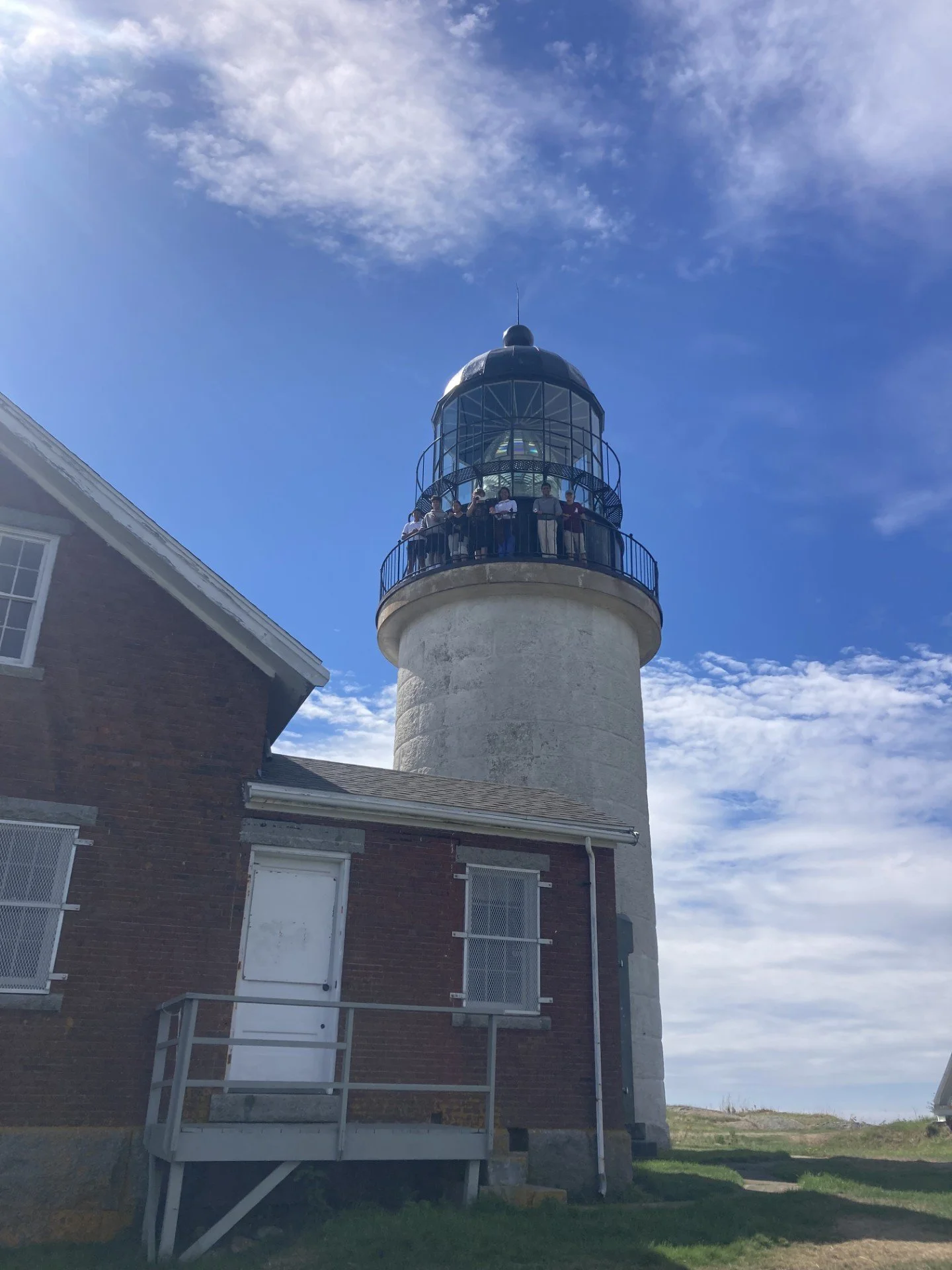 MET students on Seguin Island lighthouse.jpg