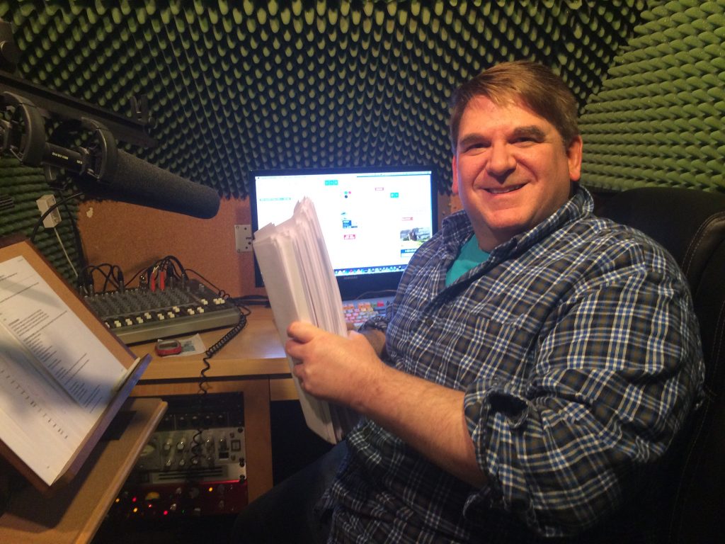 Steve Kamer in home studio