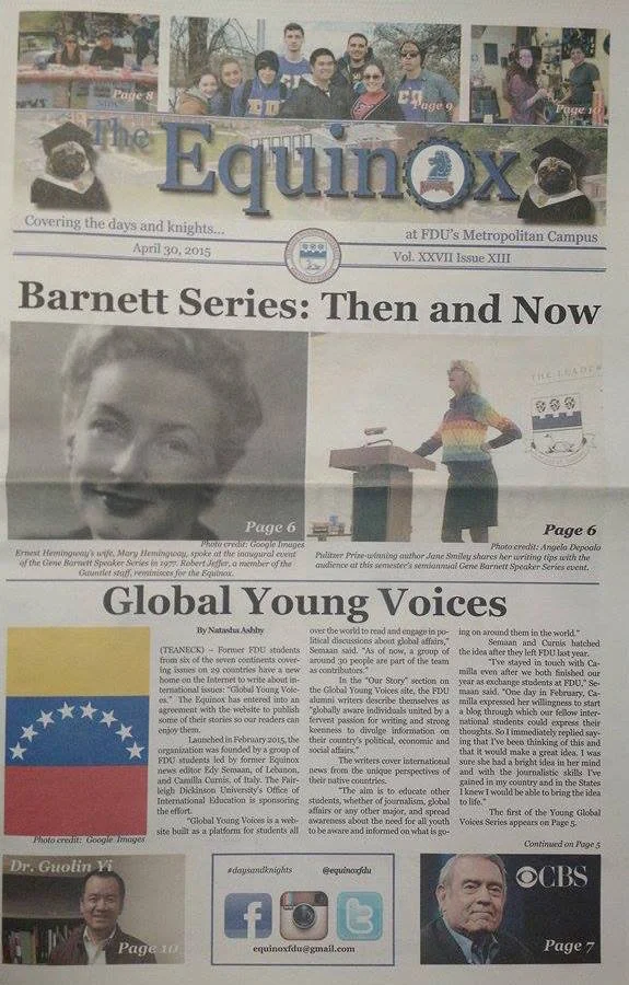 THE EQUINOX NEWSPAPER, USA